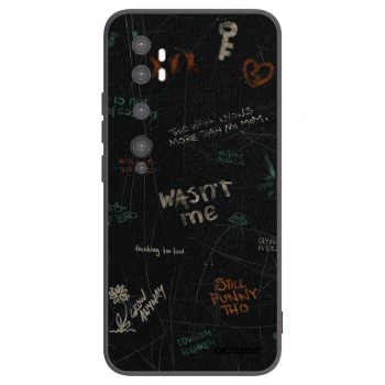 Picasee crna silikonska maskica za Xiaomi Mi Note 10 (Pro) - CONFESSION