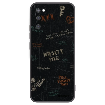 Picasee crna silikonska maskica za Samsung Galaxy S20 G980F - CONFESSION