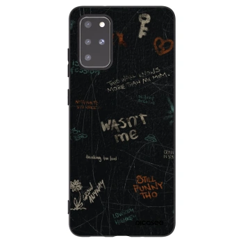 Picasee crna silikonska maskica za Samsung Galaxy S20+ G985F - CONFESSION