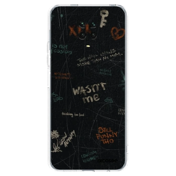 Picasee silikonska prozirna maskica za Xiaomi Redmi Note 9S - CONFESSION