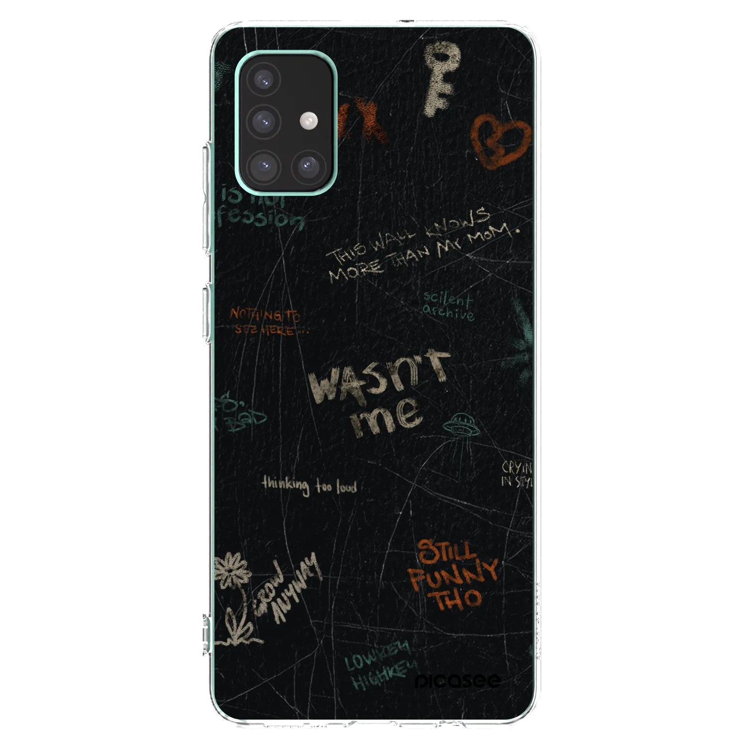 Picasee silikonska prozirna maskica za Samsung Galaxy M51 M515F - CONFESSION