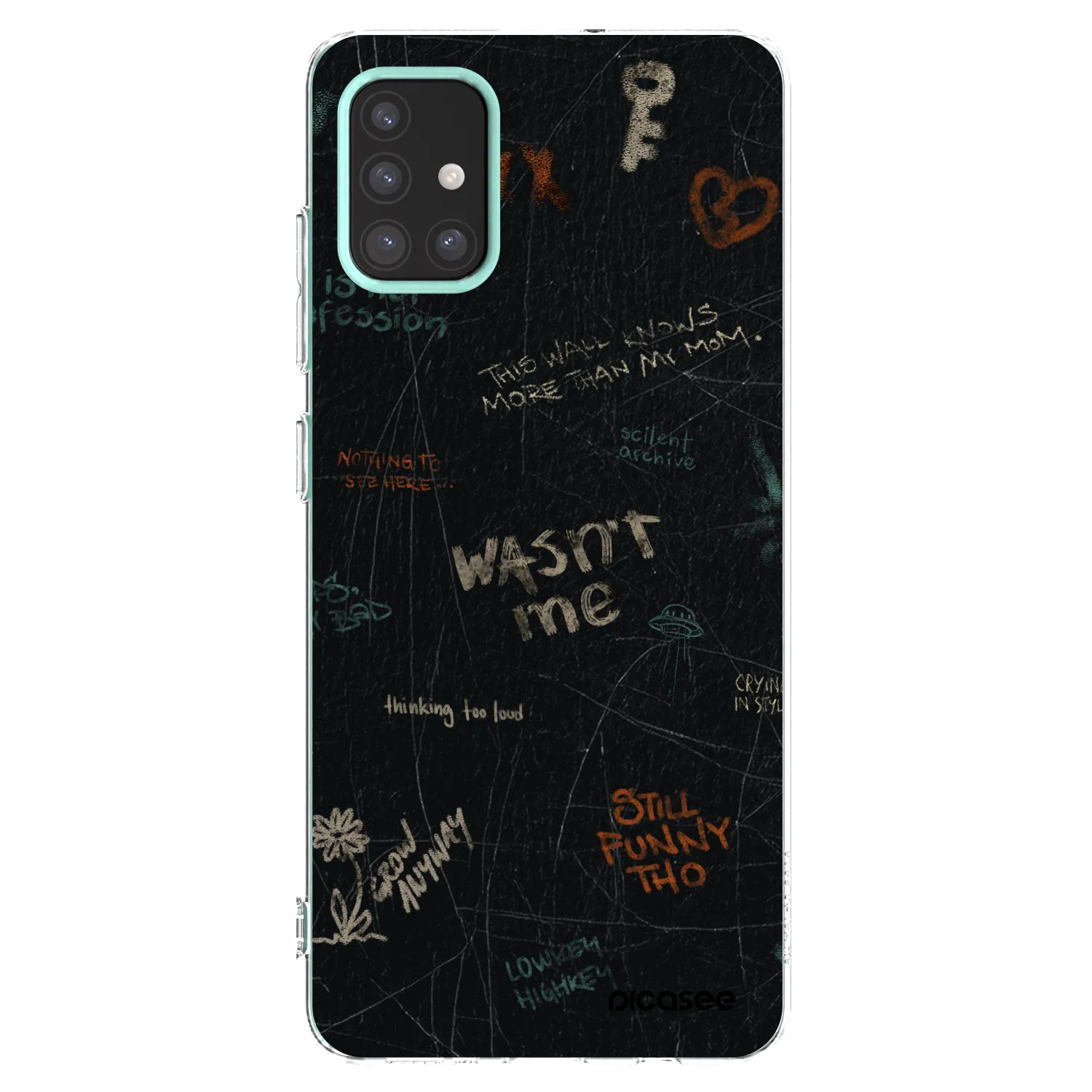 Picasee silikonska prozirna maskica za Samsung Galaxy M31s - CONFESSION