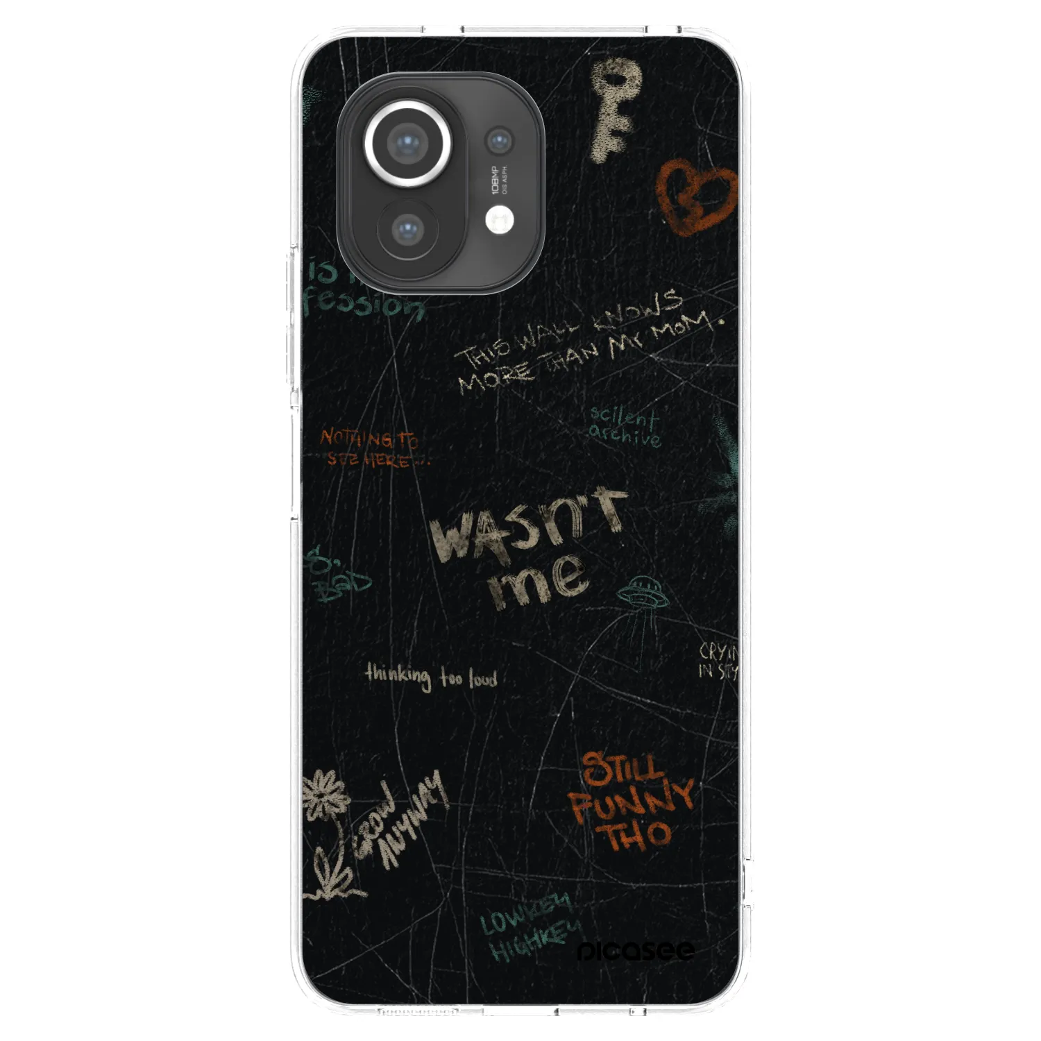 Picasee silikonska prozirna maskica za Xiaomi Mi 11 - CONFESSION