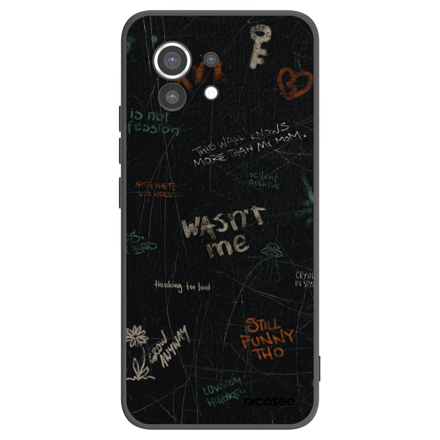 Picasee crna silikonska maskica za Xiaomi Mi 11 - CONFESSION