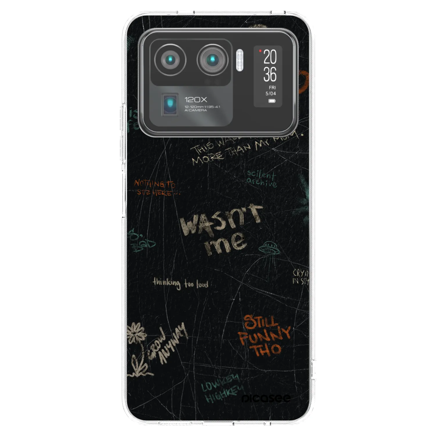 Picasee silikonska prozirna maskica za Xiaomi Mi 11 Ultra - CONFESSION