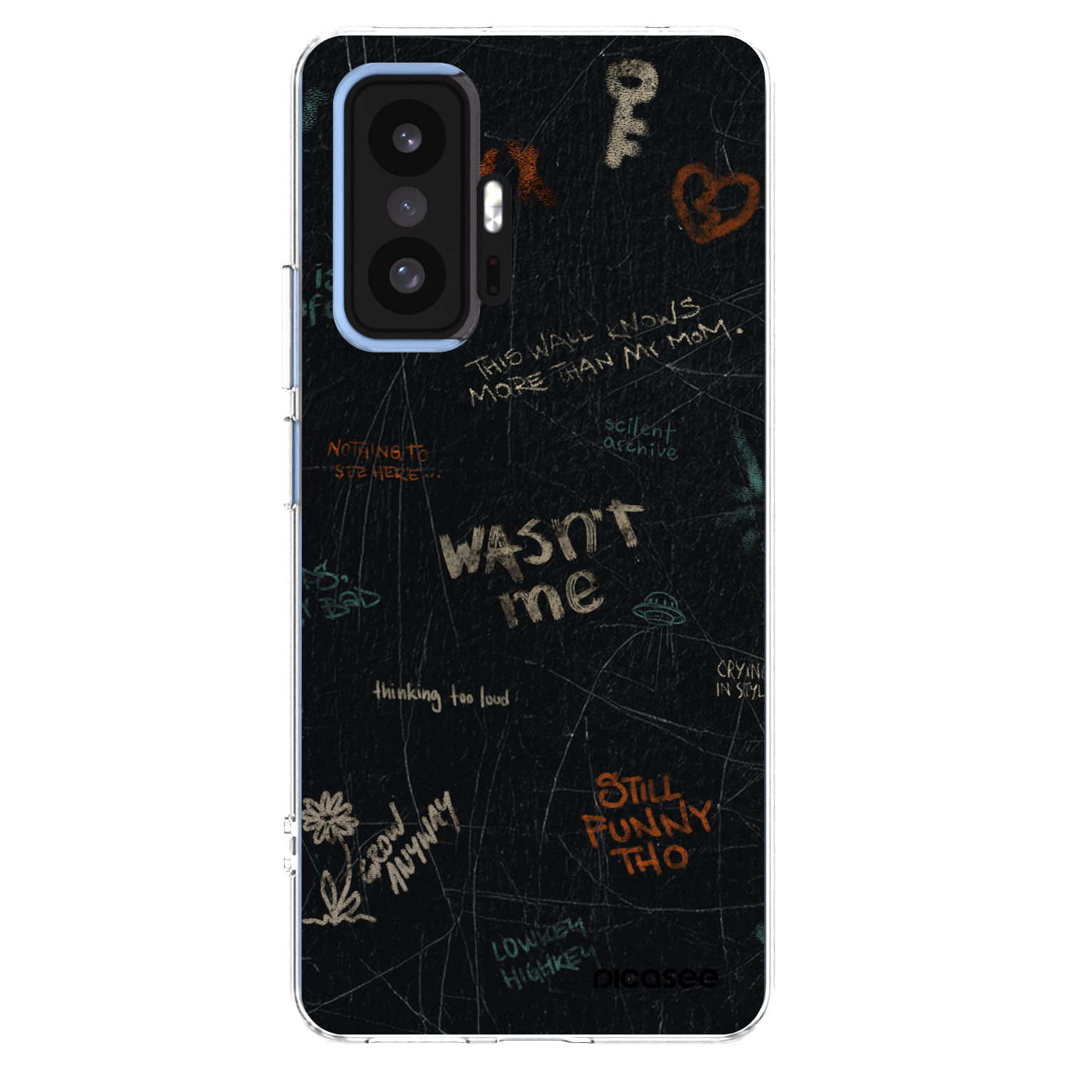 Picasee silikonska prozirna maskica za Xiaomi 11T Pro - CONFESSION