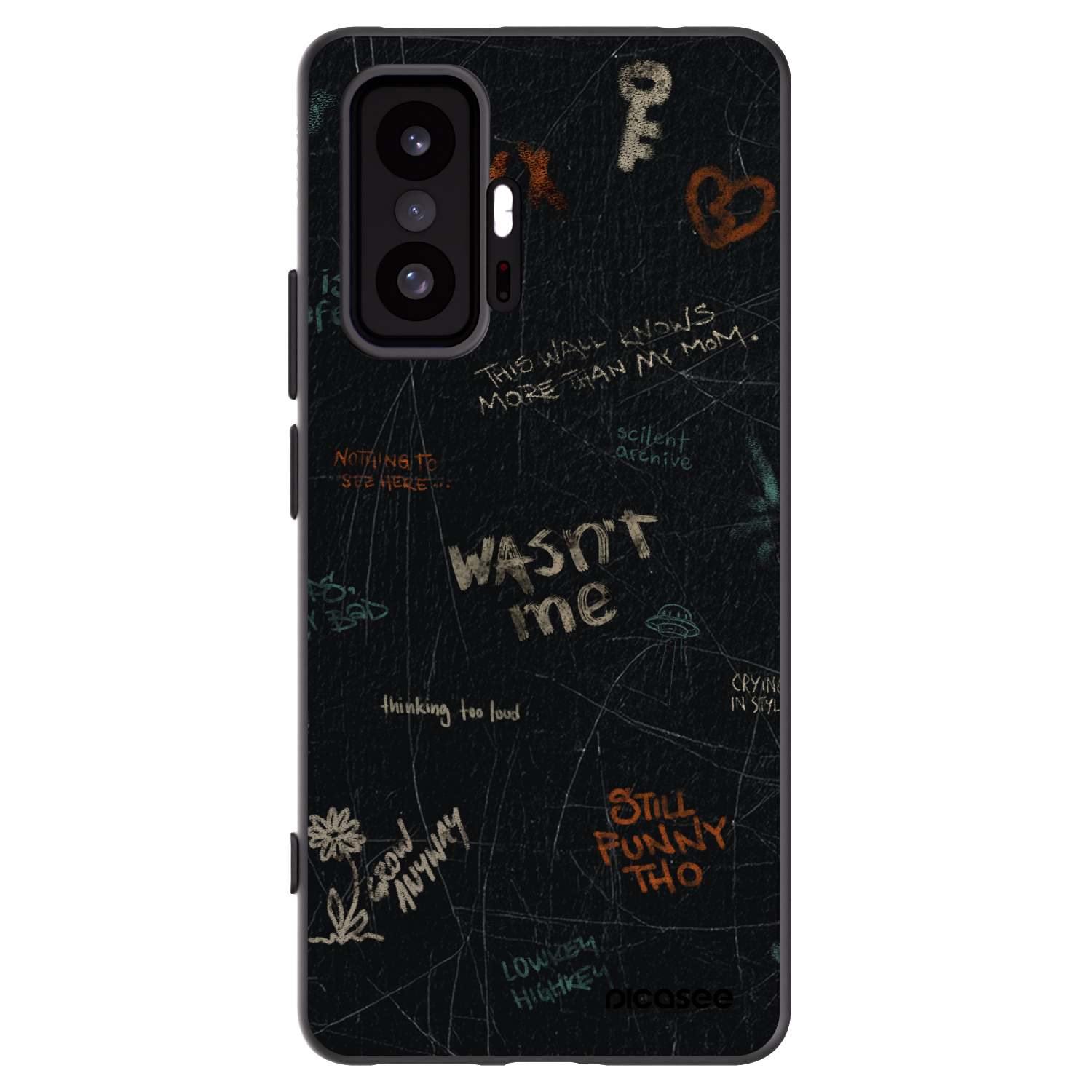 Picasee crna silikonska maskica za Xiaomi 11T Pro - CONFESSION