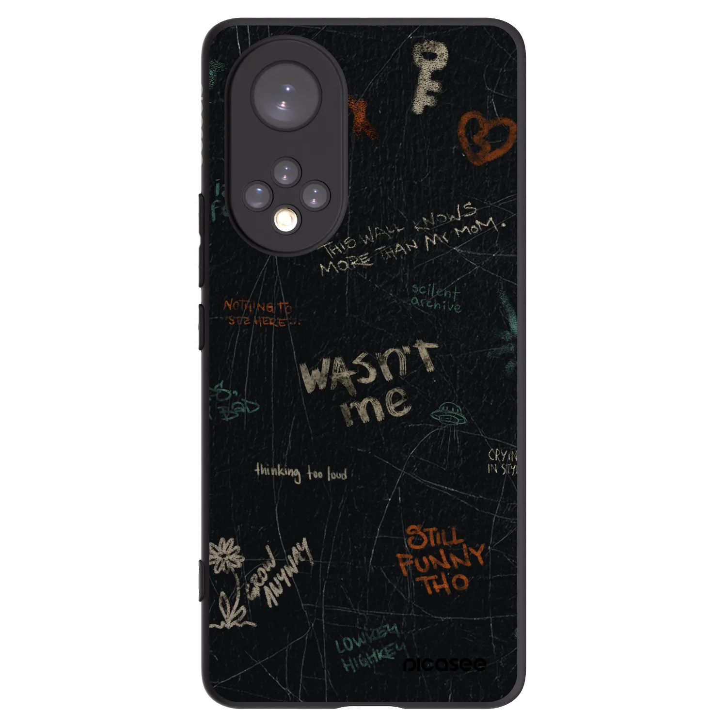 Picasee crna silikonska maskica za Honor 50 5G - CONFESSION