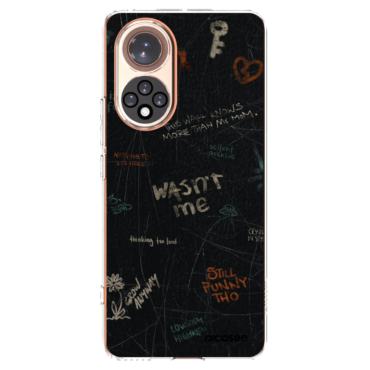 Picasee silikonska prozirna maskica za Honor 50 5G - CONFESSION