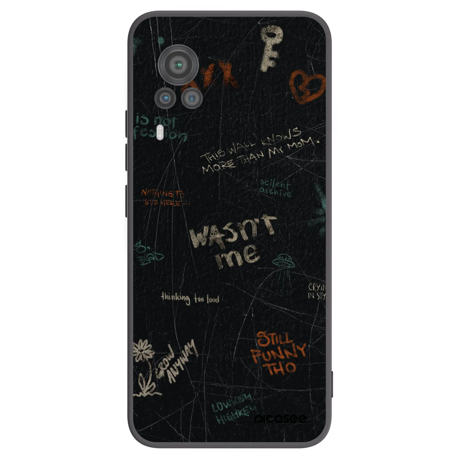 Picasee crna silikonska maskica za Vivo X60 Pro 5G - CONFESSION