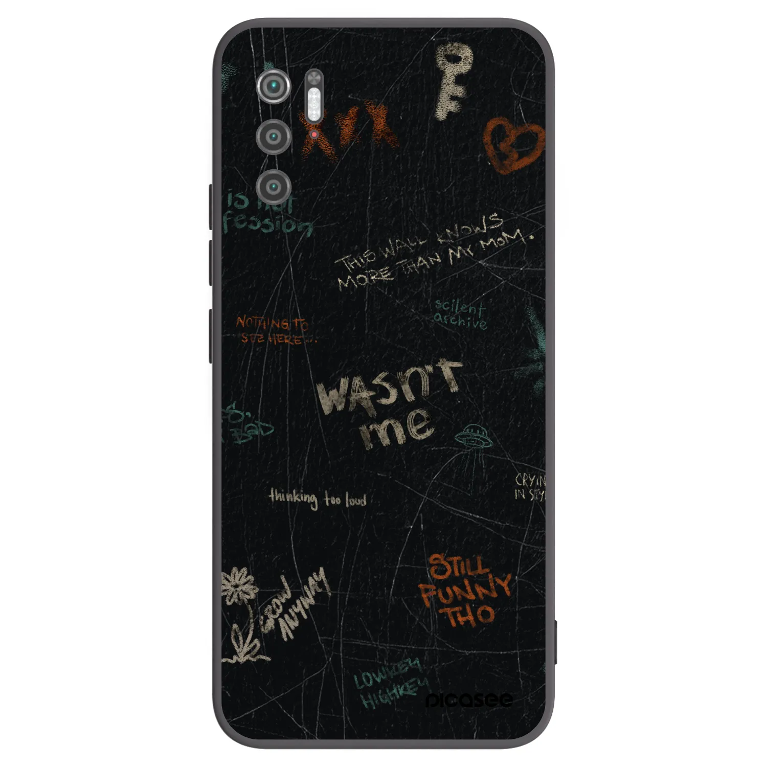 Picasee crna silikonska maskica za Xiaomi Poco M3 Pro 5G - CONFESSION
