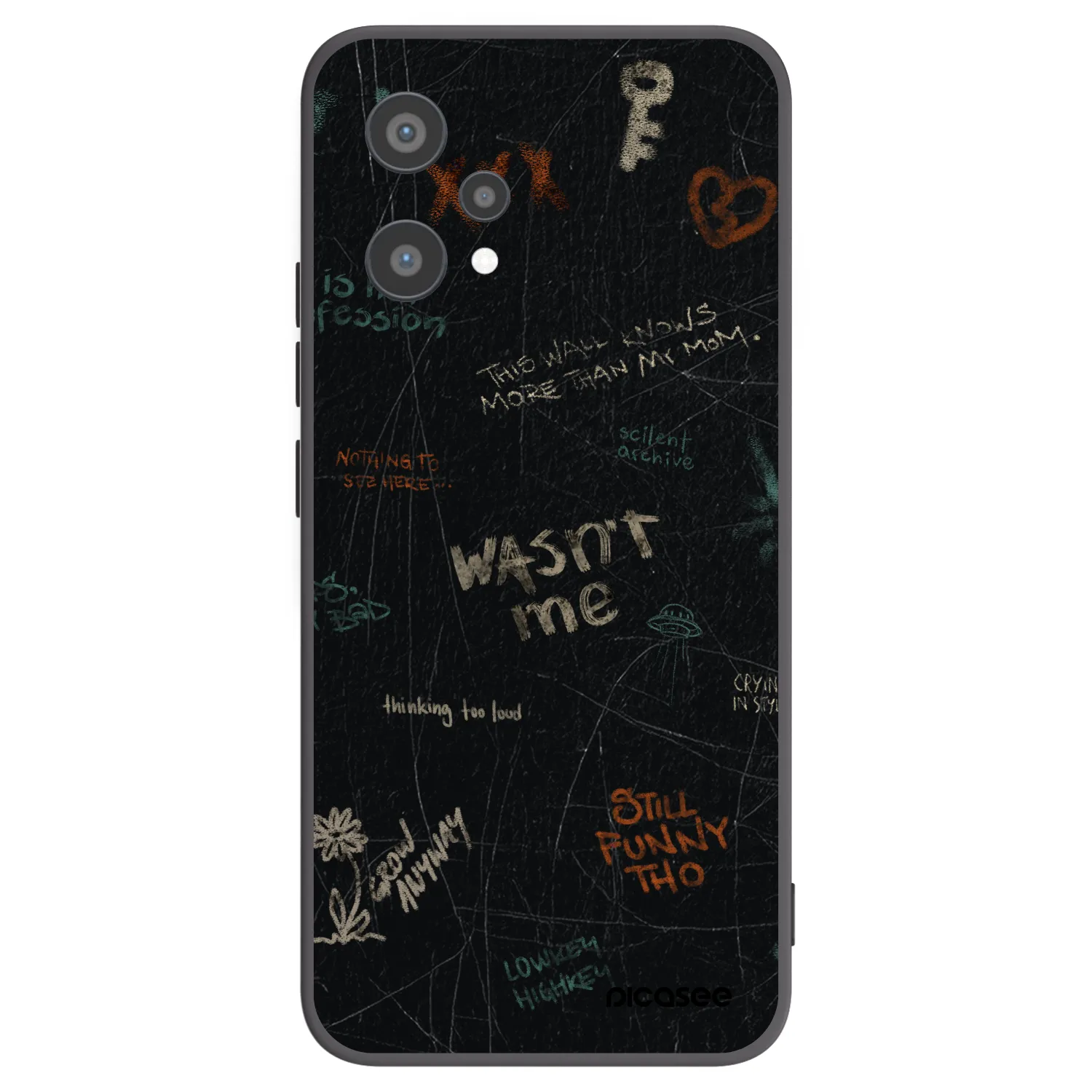 Picasee crna silikonska maskica za Realme 9 Pro 5G - CONFESSION
