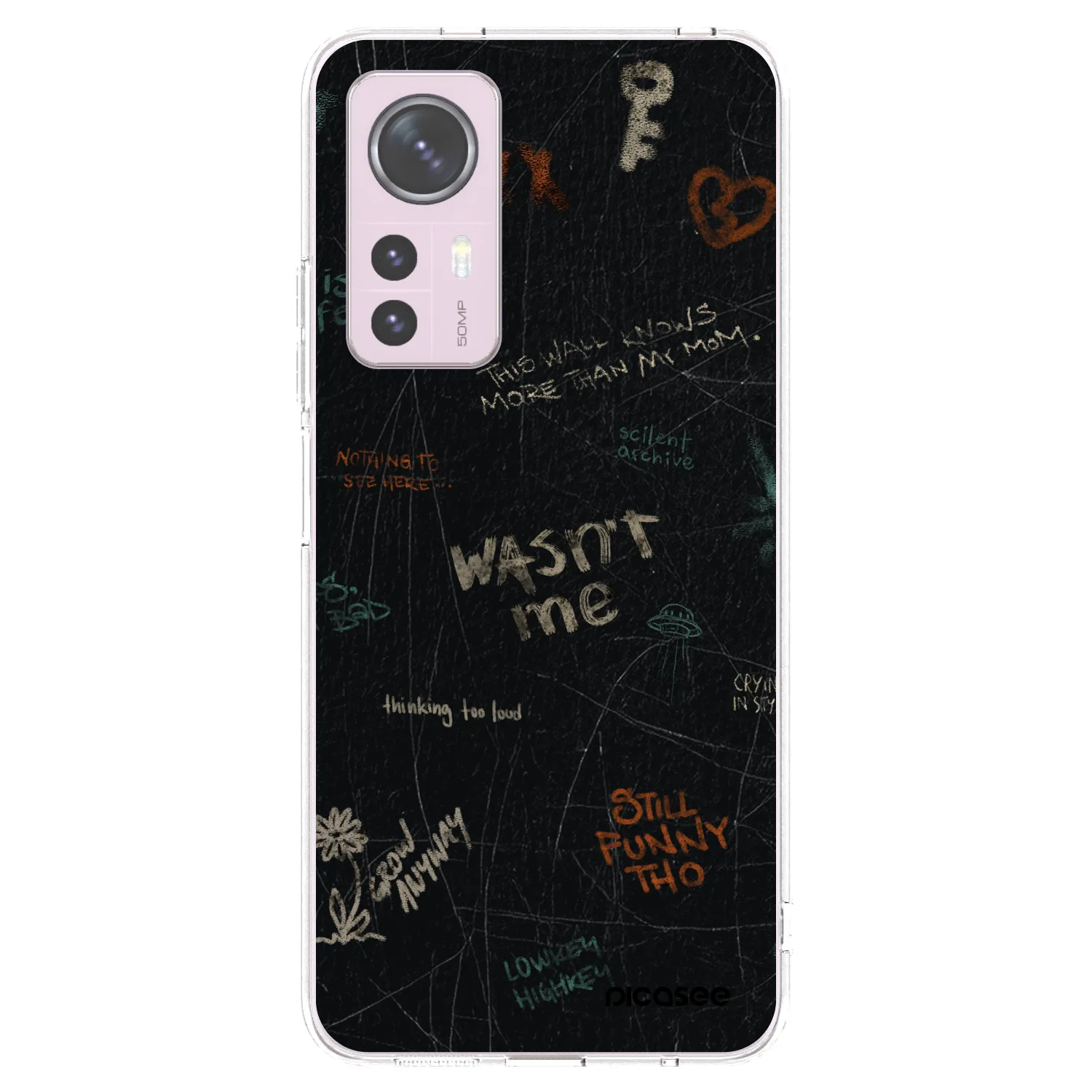 Picasee silikonska prozirna maskica za Xiaomi 12 - CONFESSION