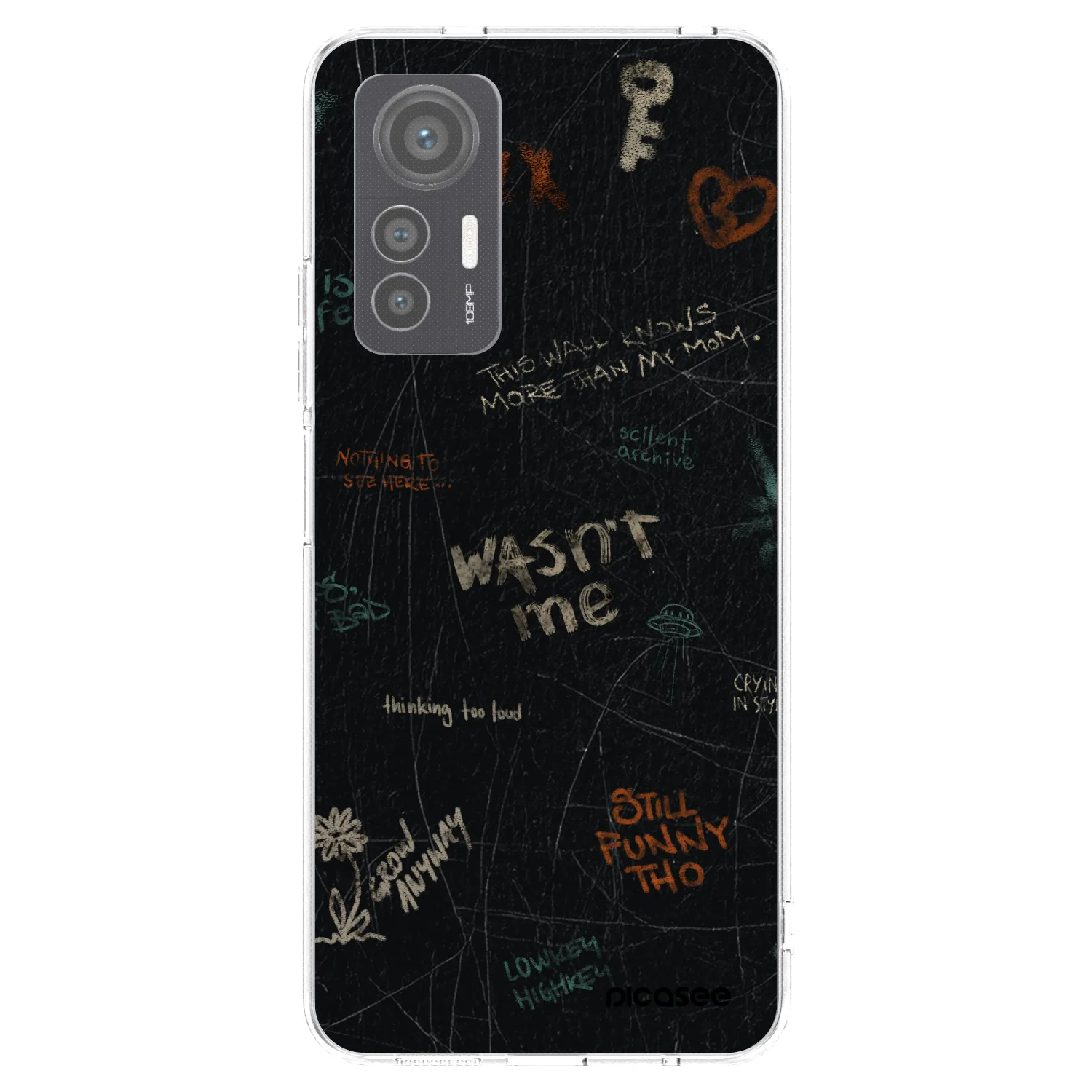 Picasee silikonska prozirna maskica za Xiaomi 12 Lite - CONFESSION
