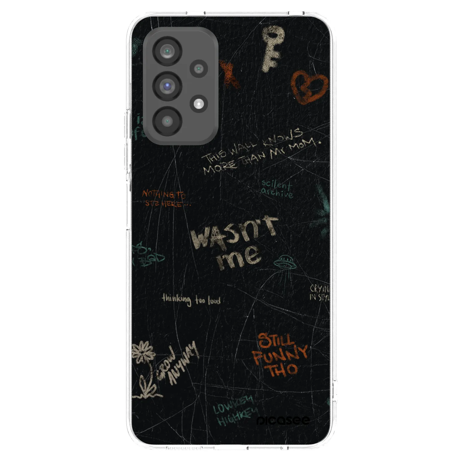 Picasee silikonska prozirna maskica za Samsung Galaxy A73 5G - CONFESSION
