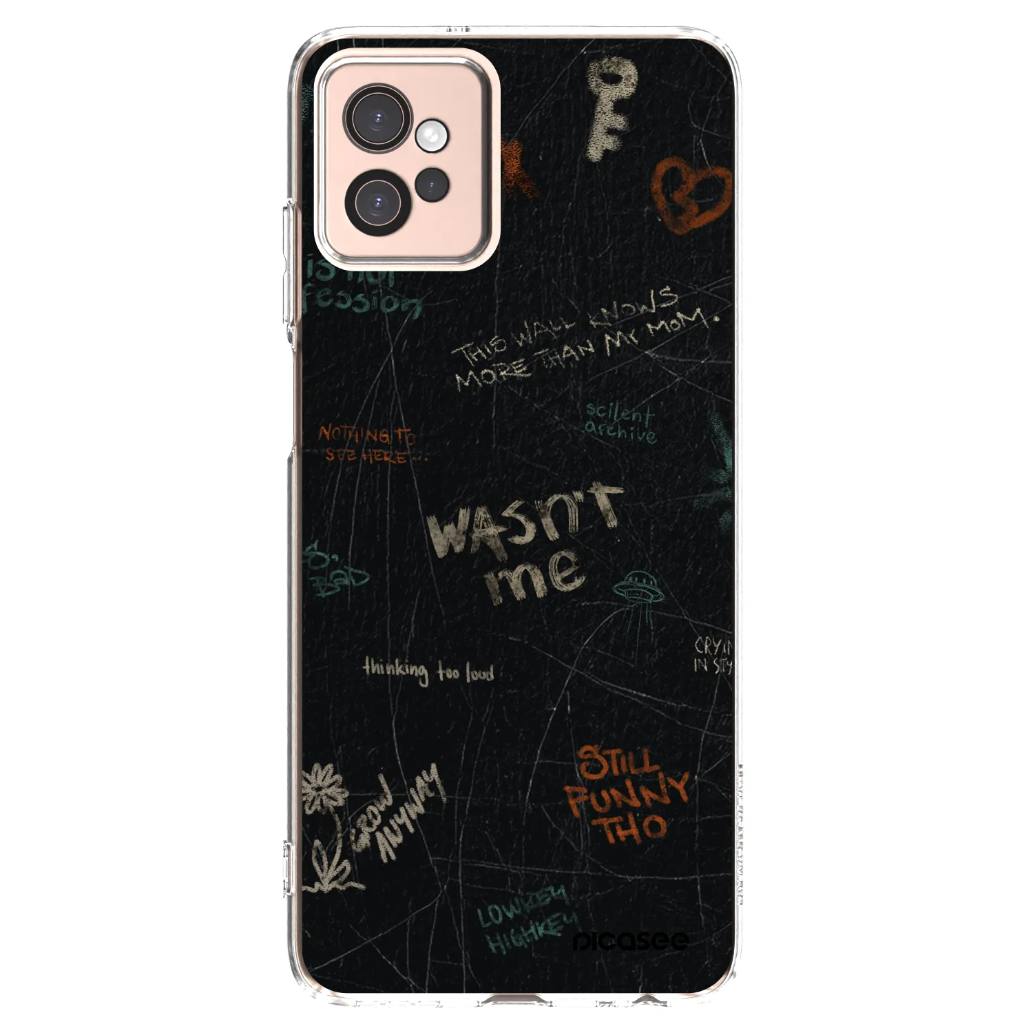 Picasee silikonska prozirna maskica za Motorola Moto G32 - CONFESSION