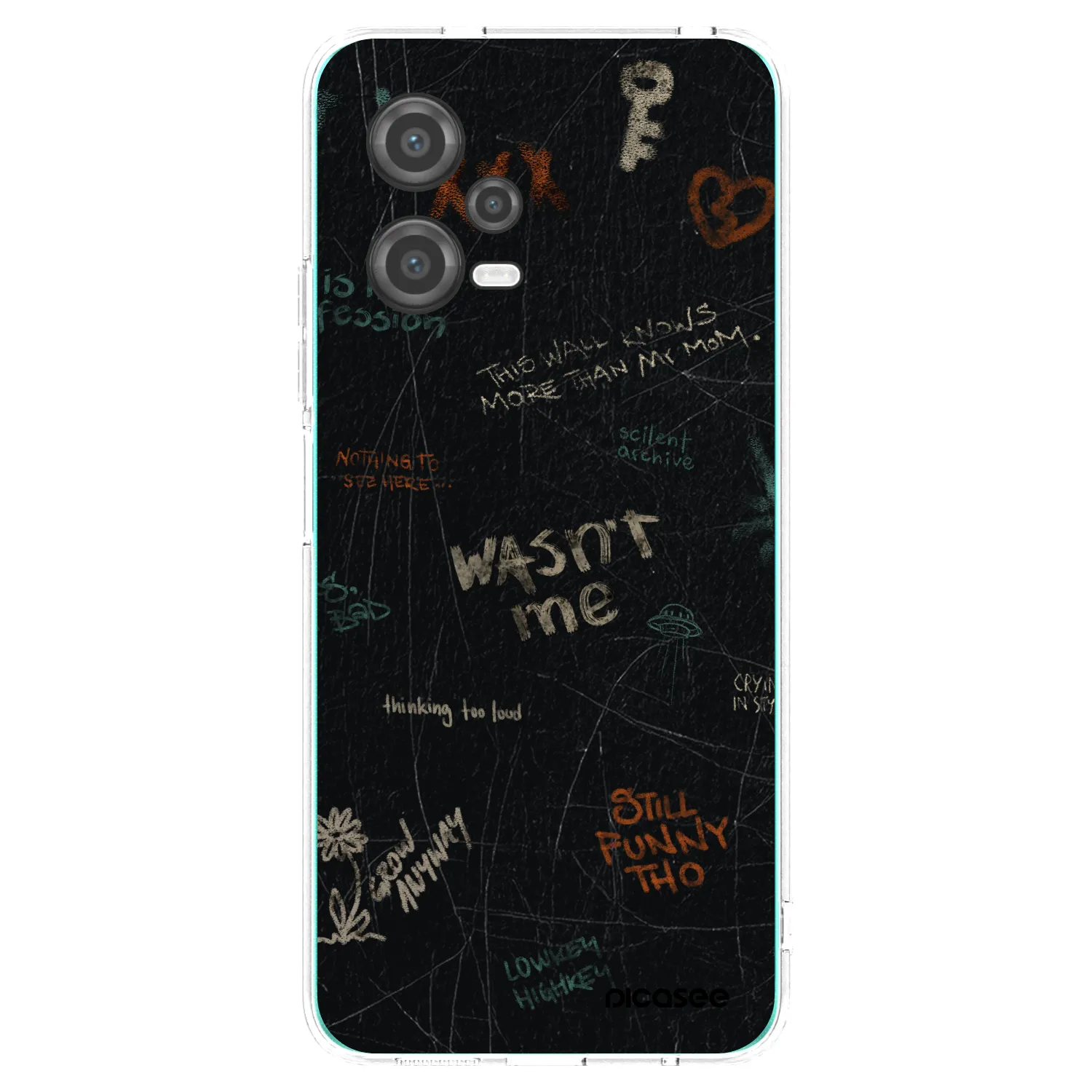 Picasee silikonska prozirna maskica za Xiaomi Poco X5 - CONFESSION