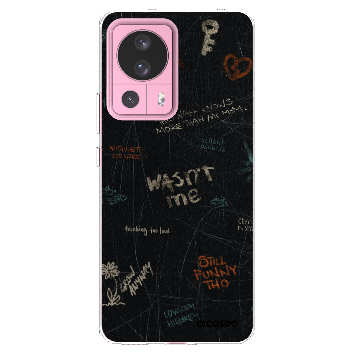 Picasee silikonska prozirna maskica za Xiaomi 13 Lite - CONFESSION