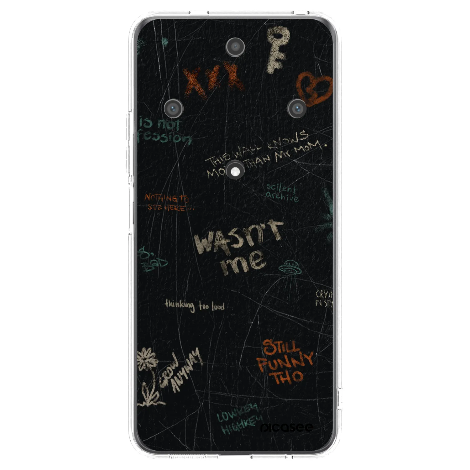 Picasee silikonska prozirna maskica za Honor Magic5 Lite 5G - CONFESSION