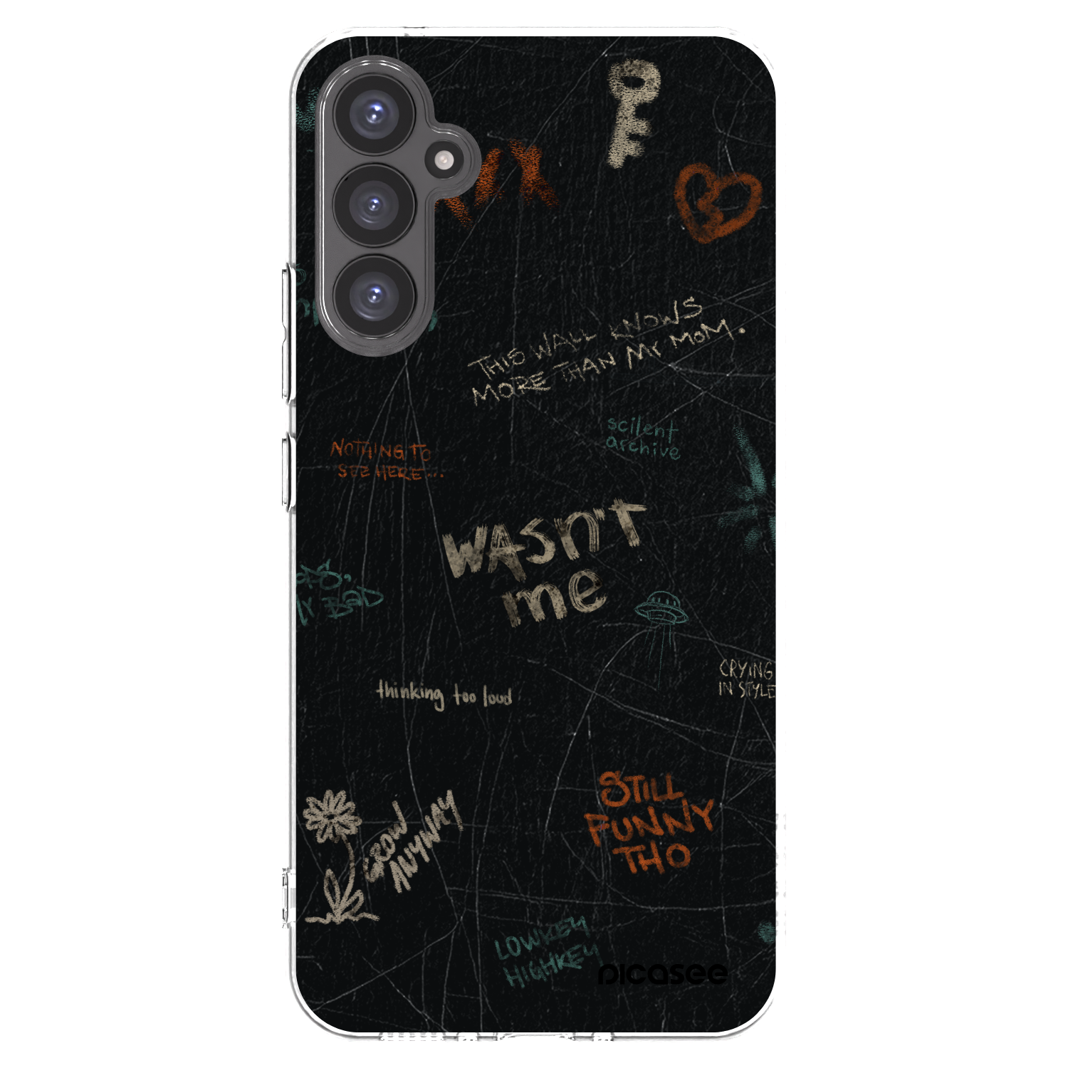 Picasee silikonska prozirna maskica za Samsung Galaxy A34 5G A346B - CONFESSION