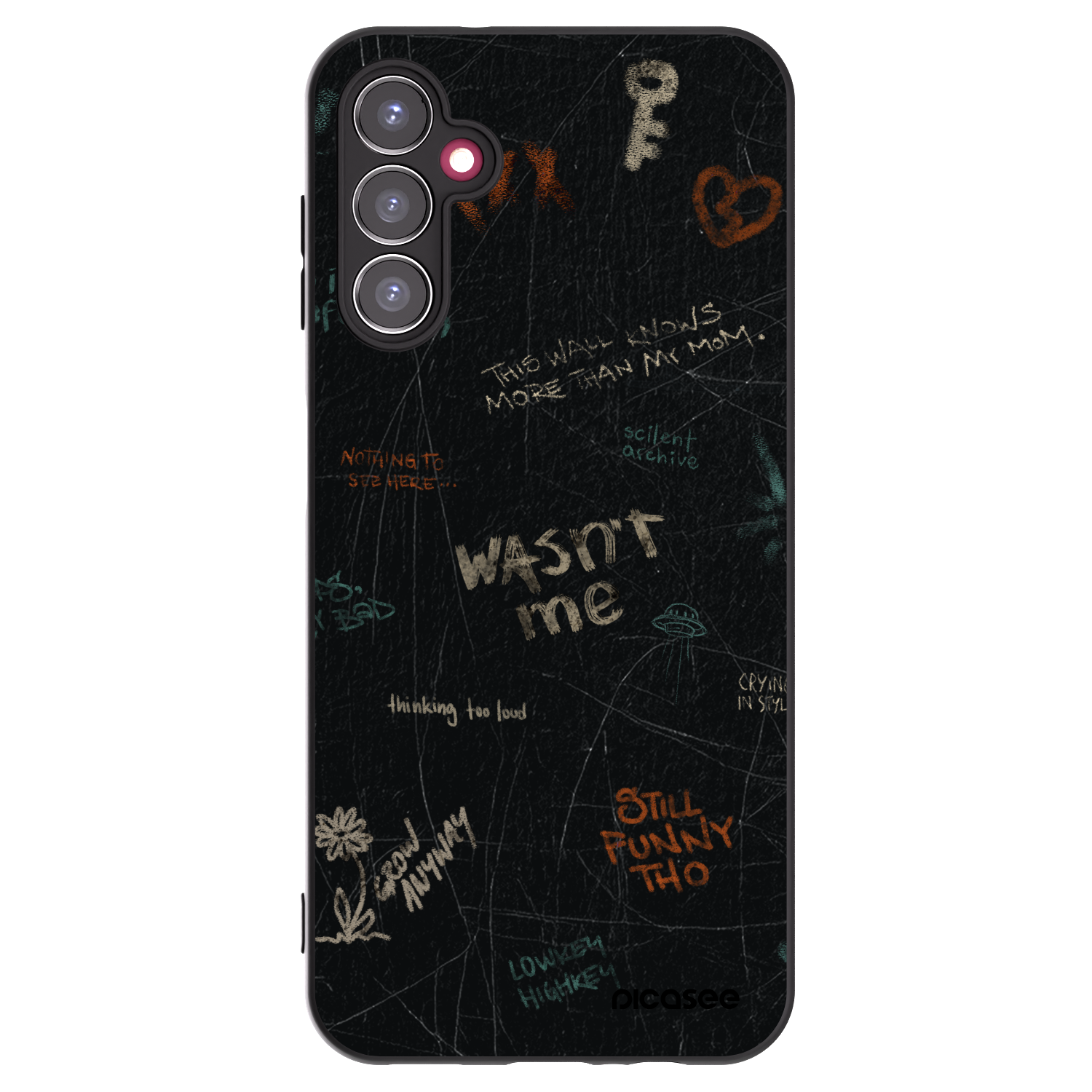 Picasee crna silikonska maskica za Samsung Galaxy A14 5G A146P - CONFESSION