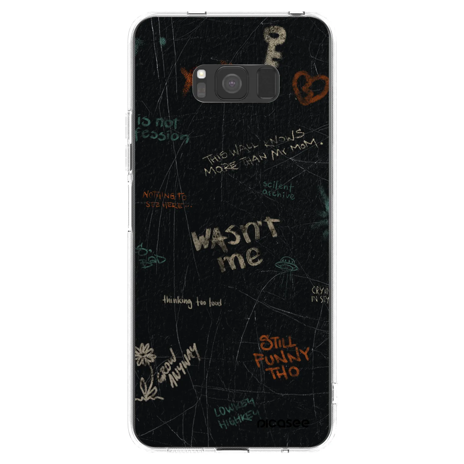 Picasee silikonska prozirna maskica za Samsung Galaxy S8 G950F - CONFESSION