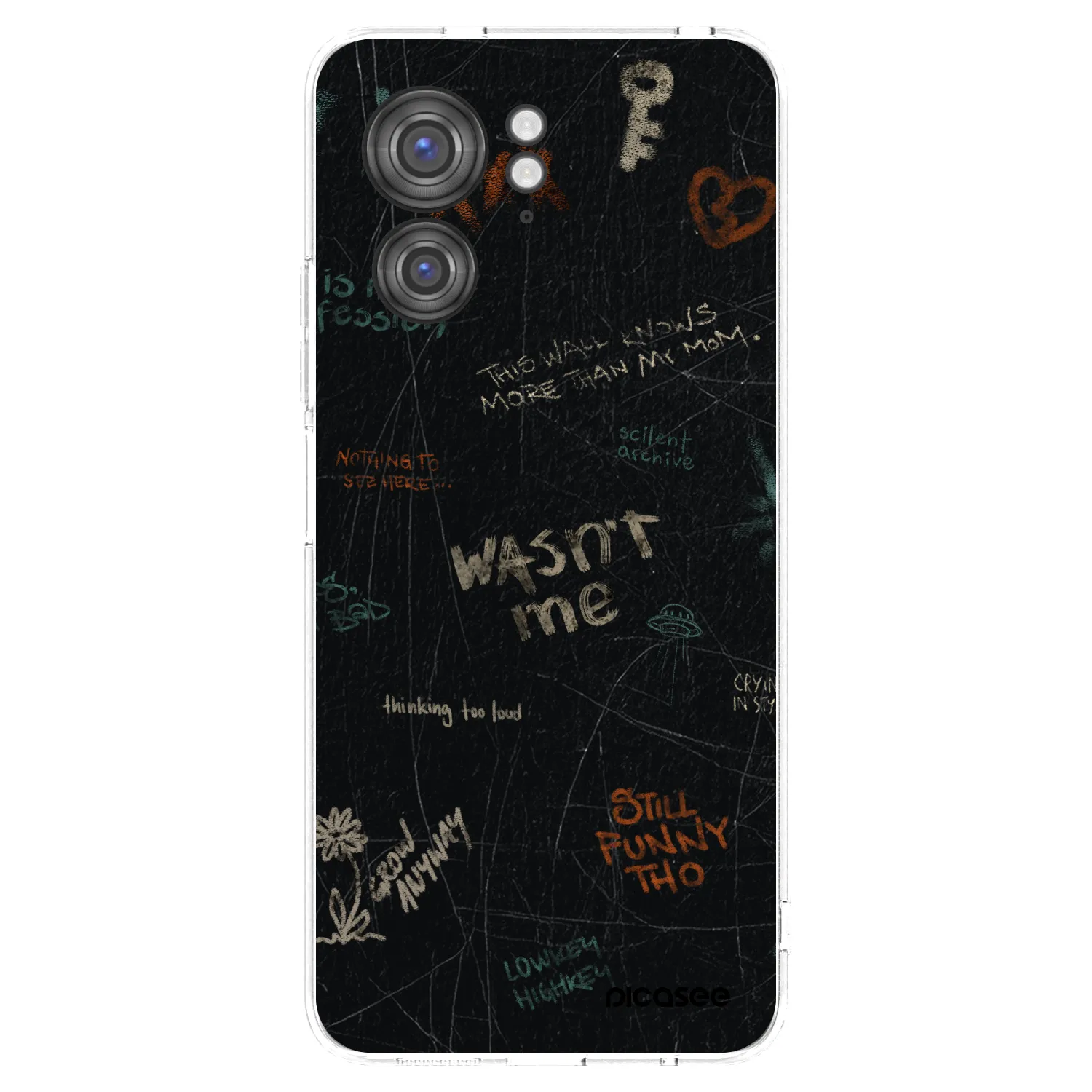 Picasee silikonska prozirna maskica za Motorola Edge 40 - CONFESSION