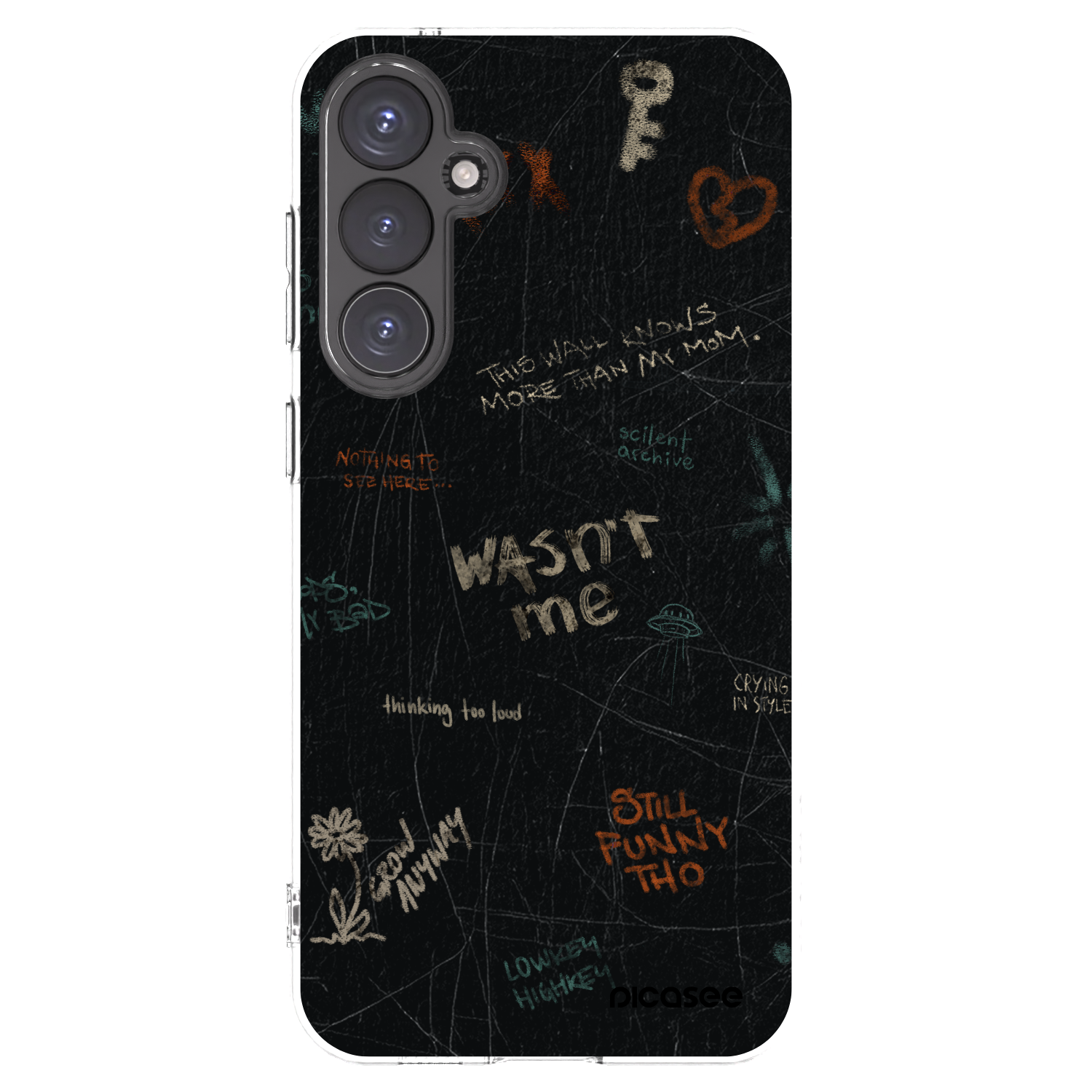 Picasee silikonska prozirna maskica za Samsung Galaxy S23 FE S711B - CONFESSION