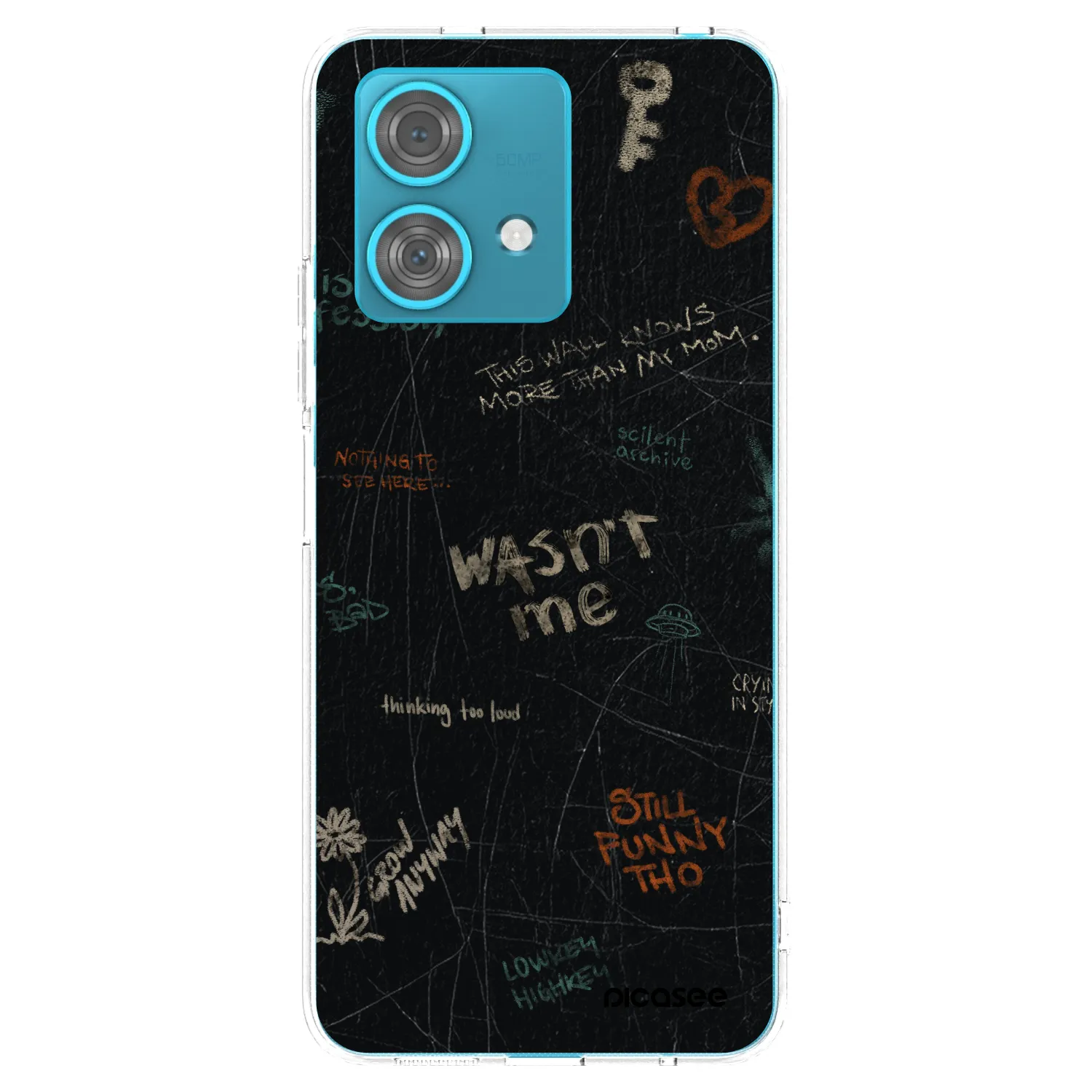 Picasee silikonska prozirna maskica za Motorola Edge 40 Neo - CONFESSION
