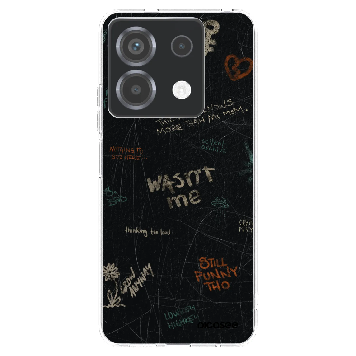 Picasee silikonska prozirna maskica za Xiaomi Poco X6 - CONFESSION