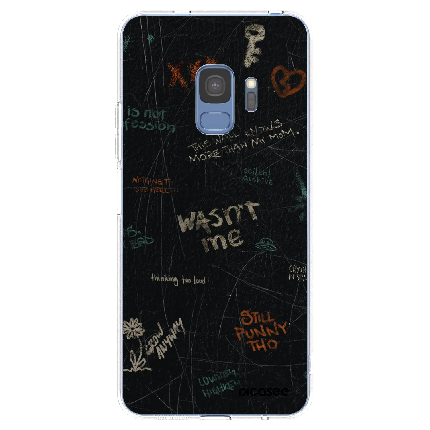 Picasee silikonska prozirna maskica za Samsung Galaxy S9 G960F - CONFESSION