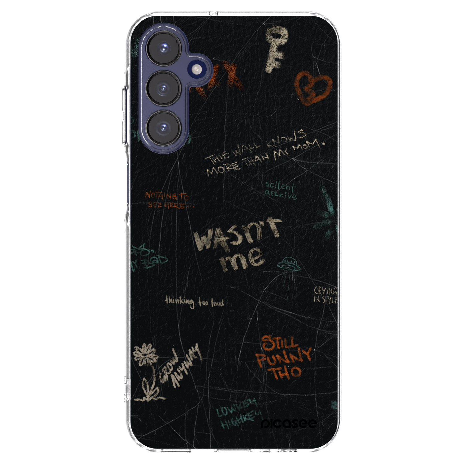 Picasee silikonska prozirna maskica za Samsung Galaxy A15 A155F 4G - CONFESSION