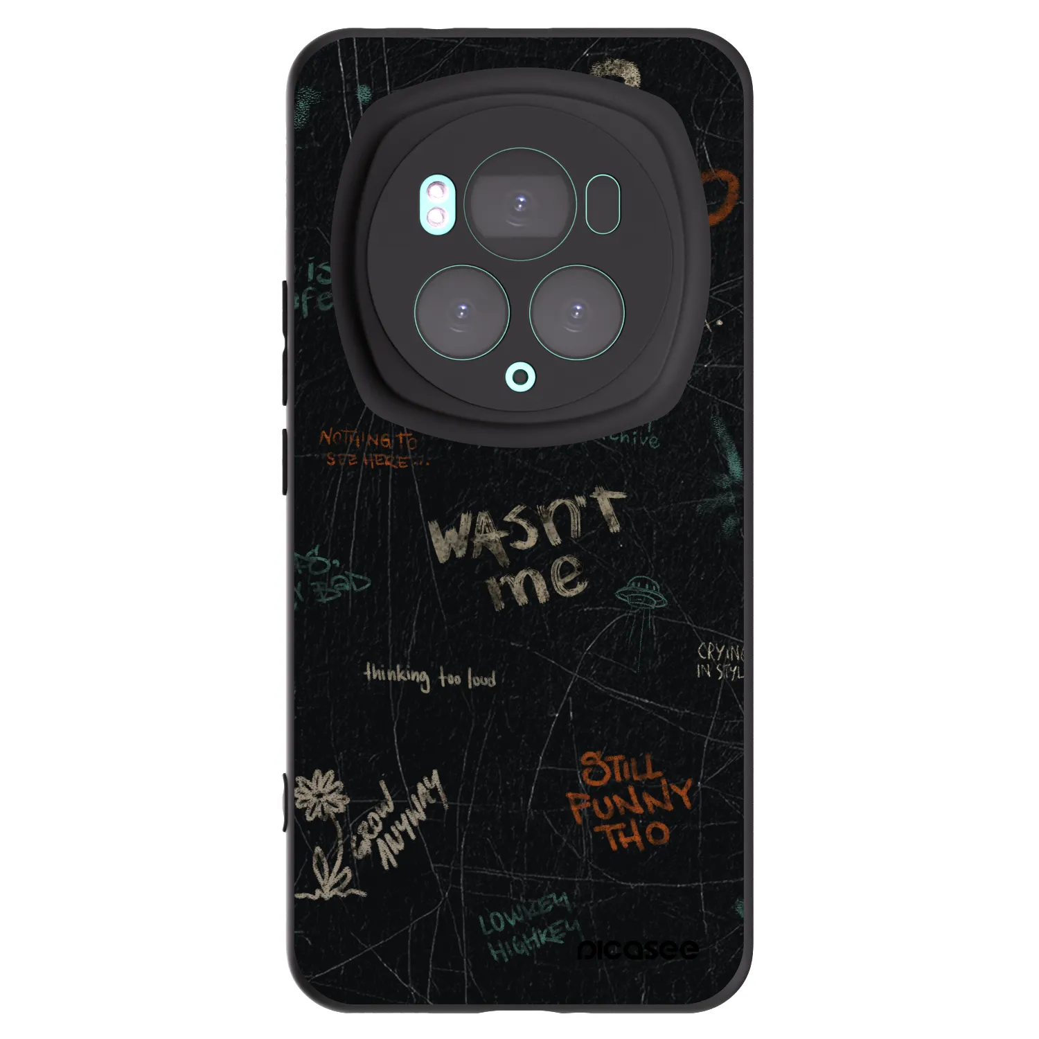 Picasee crna silikonska maskica za Honor Magic6 Pro - CONFESSION