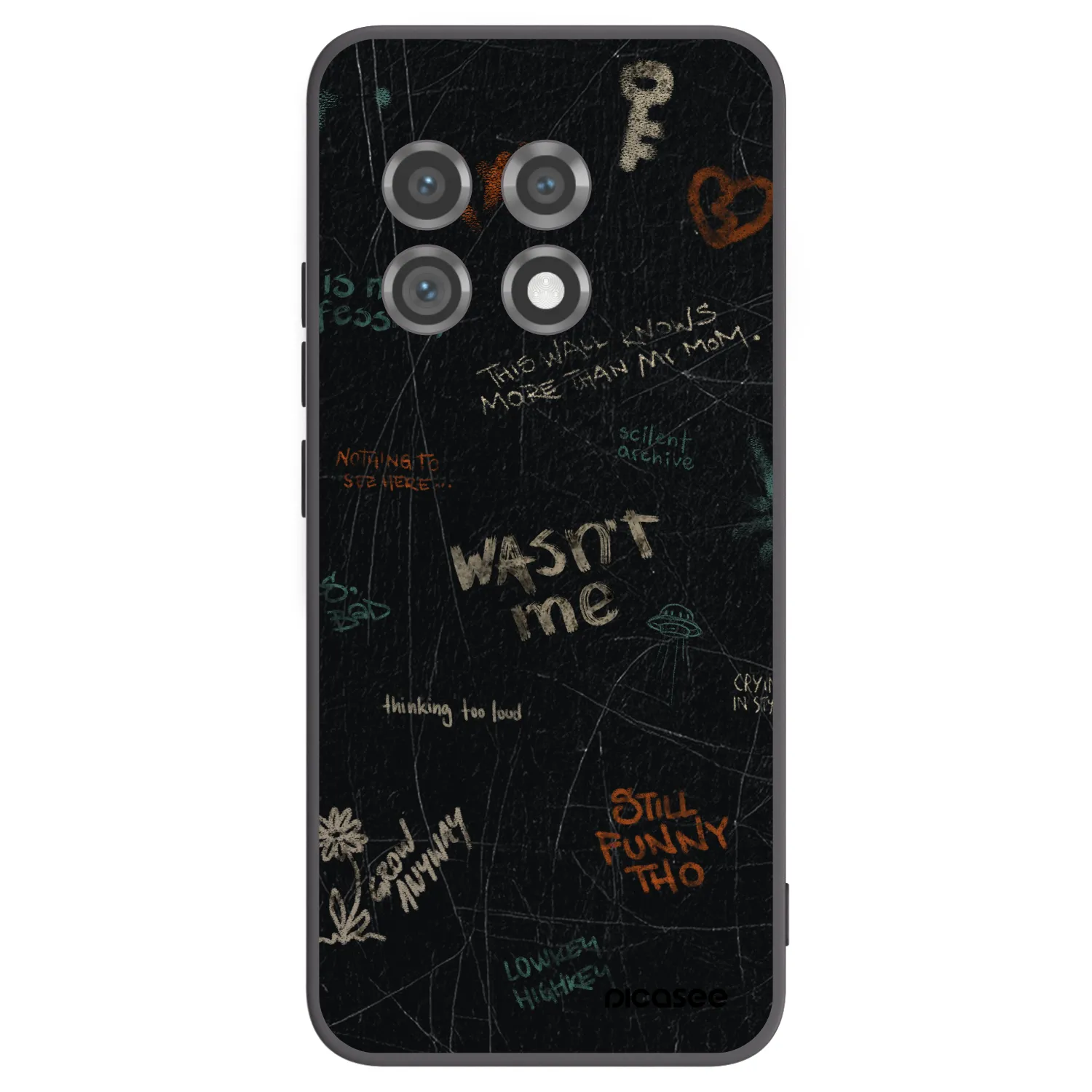 Picasee crna silikonska maskica za OnePlus 11 5G - CONFESSION