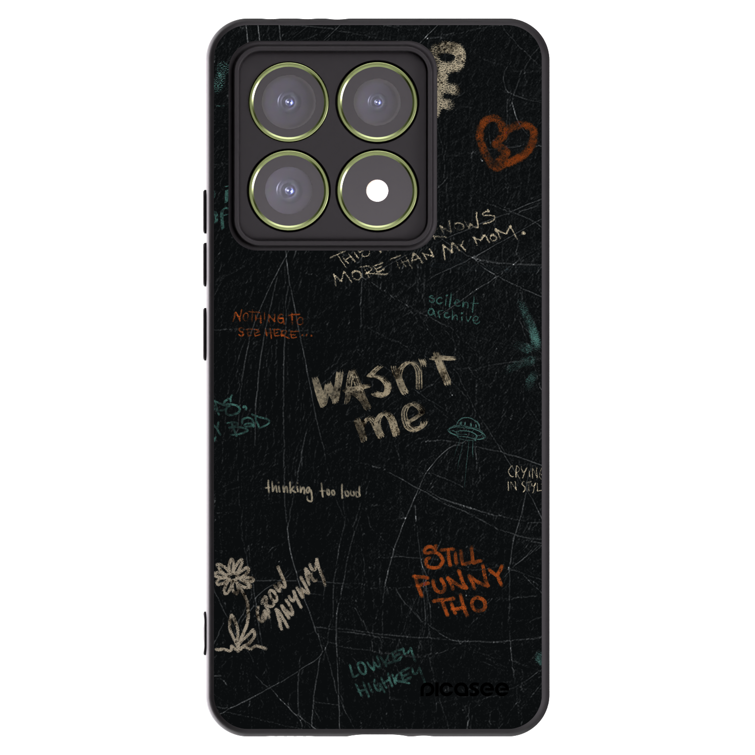 Picasee crna silikonska maskica za Xiaomi 14T - CONFESSION