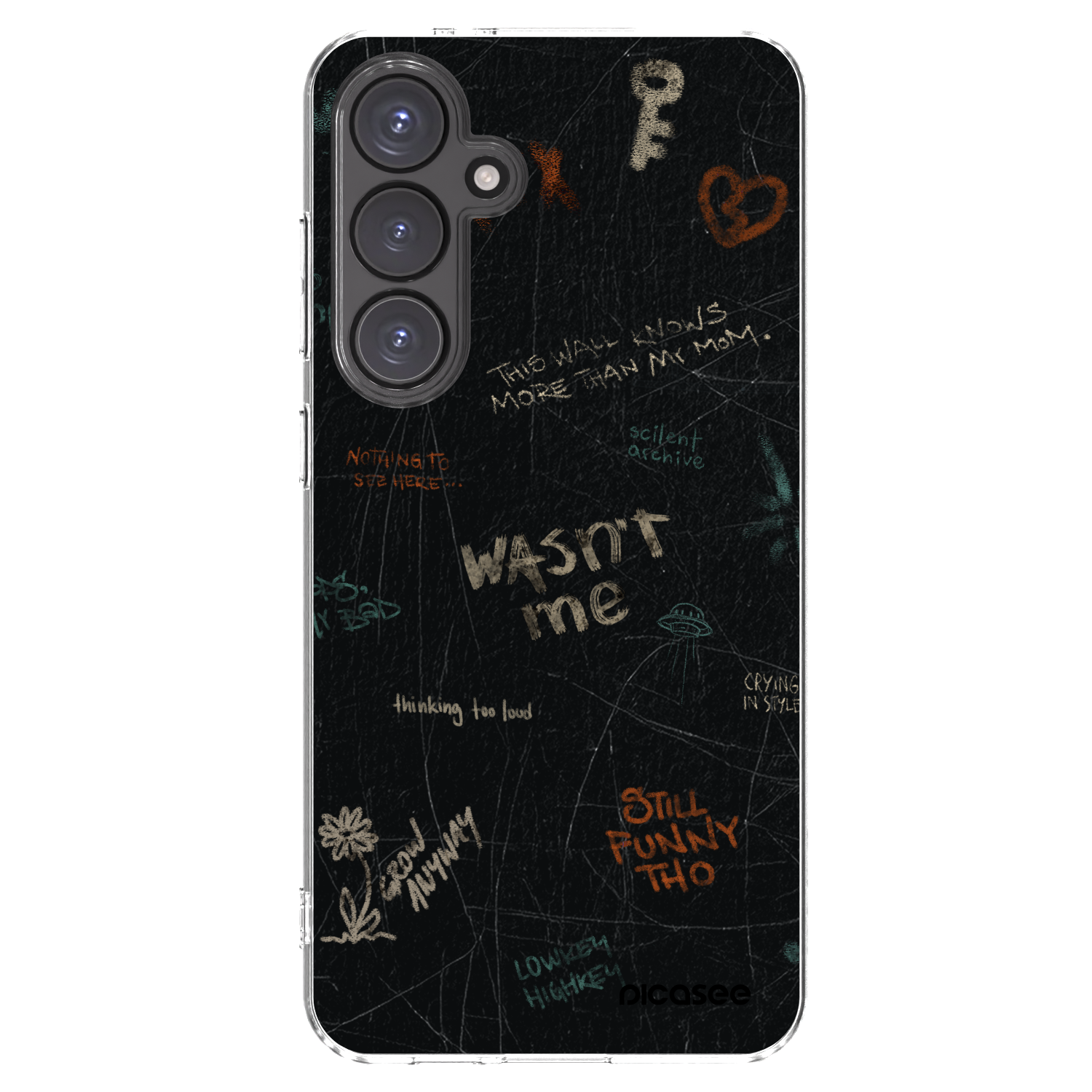 Picasee silikonska prozirna maskica za Samsung Galaxy S24 FE S721B - CONFESSION