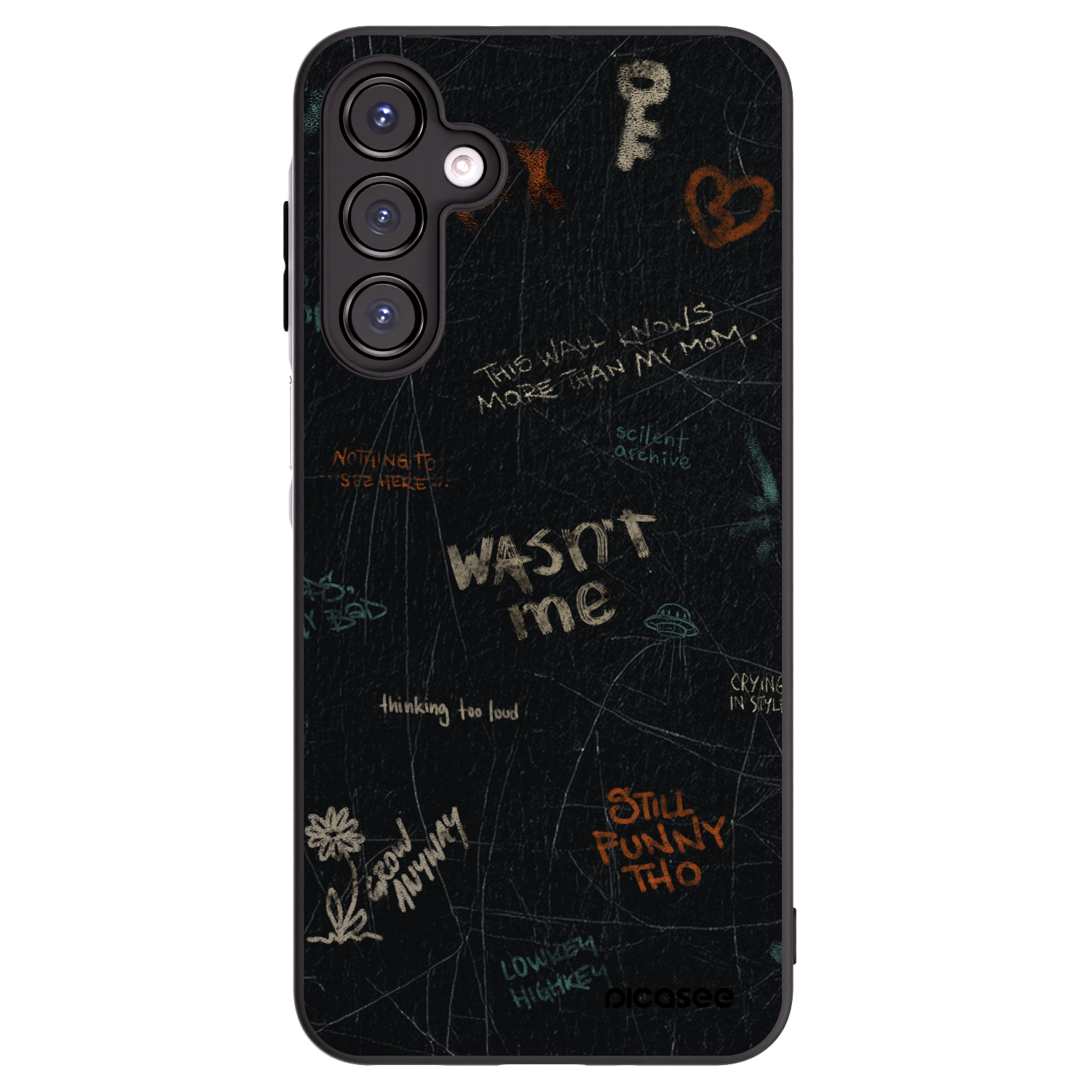 Picasee crna silikonska maskica za Samsung Galaxy A16 5G - CONFESSION