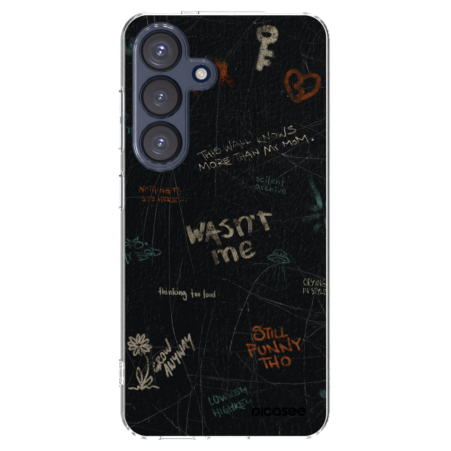 Picasee silikonska prozirna maskica za Samsung Galaxy S25 5G - CONFESSION