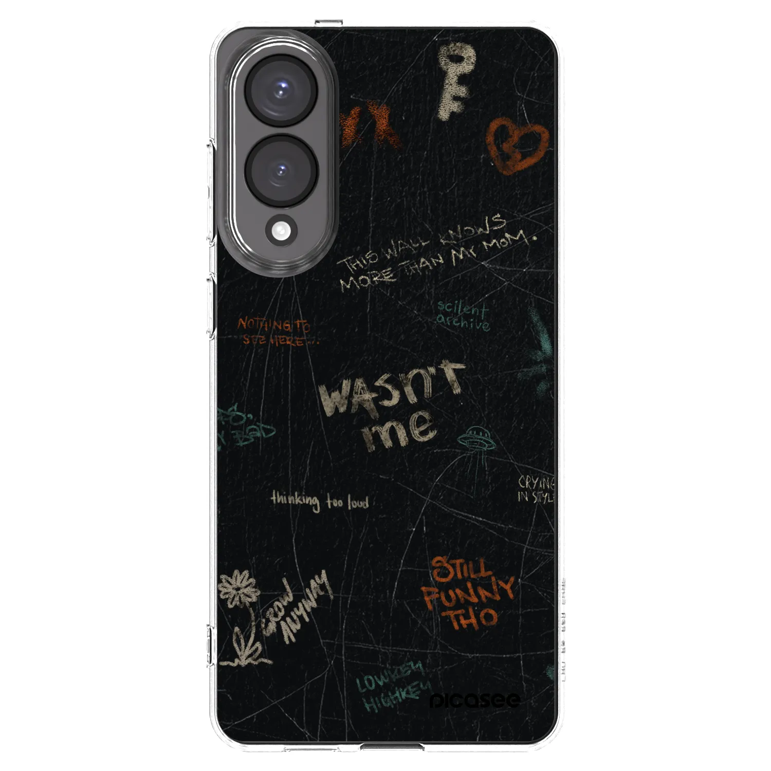 Picasee silikonska prozirna maskica za Samsung Galaxy S25 Edge 5G - CONFESSION