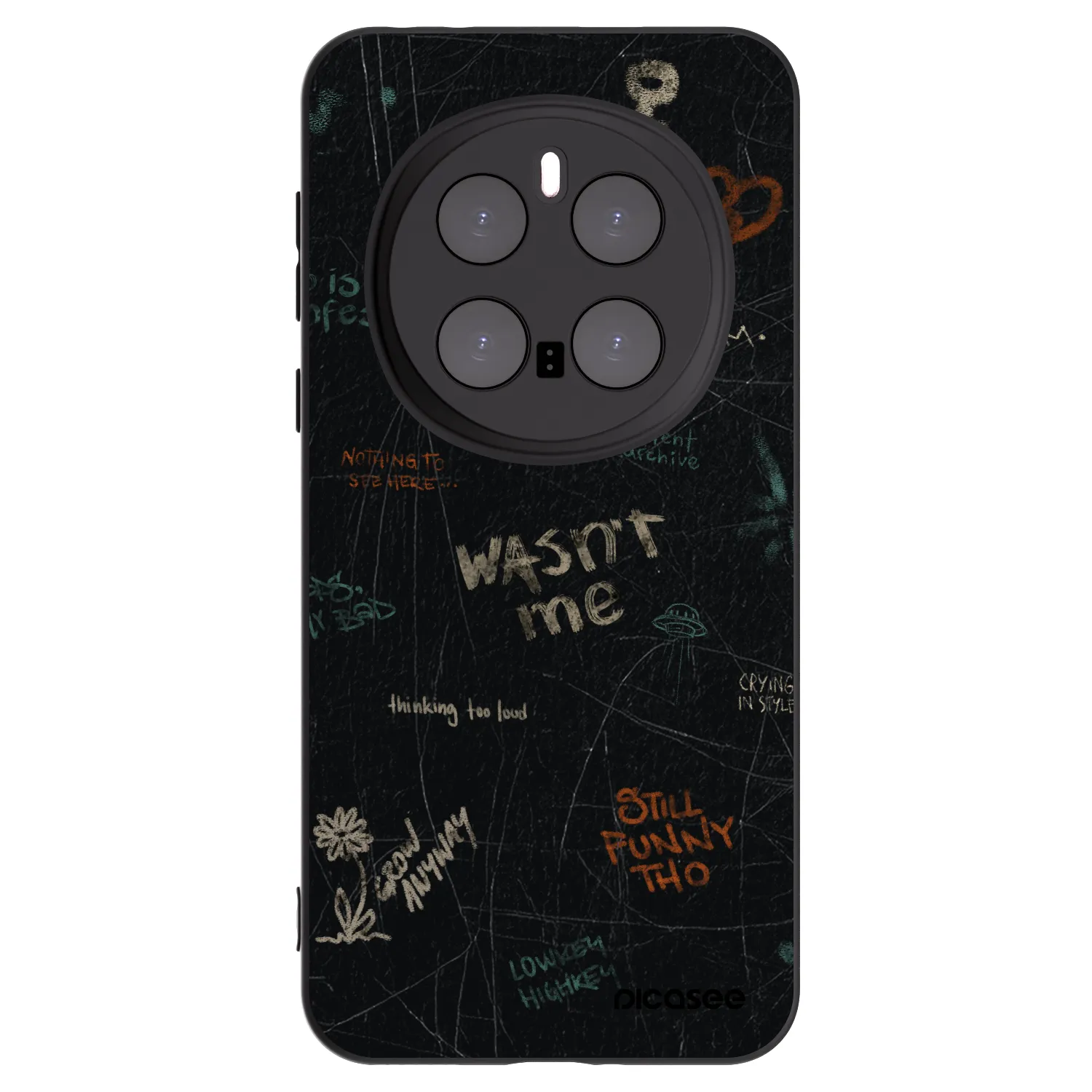 Picasee crna silikonska maskica za Honor Magic7 Pro 5G - CONFESSION