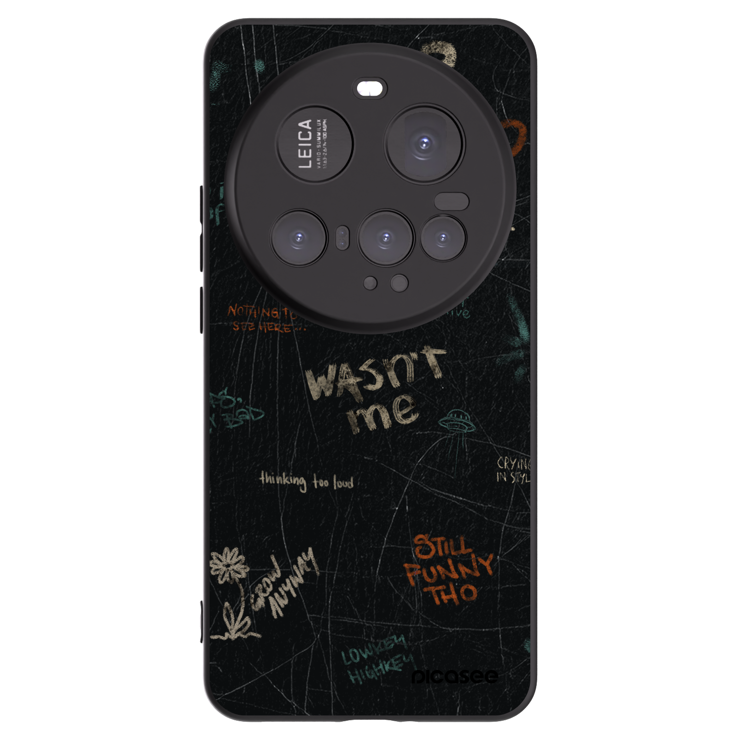 Picasee crna silikonska maskica za Xiaomi 15 Ultra - CONFESSION