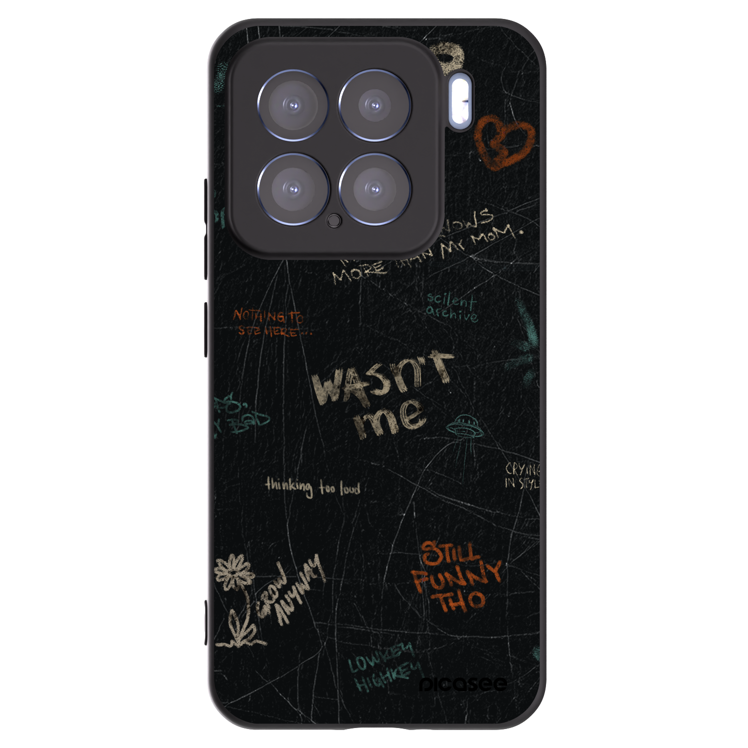 Picasee crna silikonska maskica za Xiaomi 15 - CONFESSION