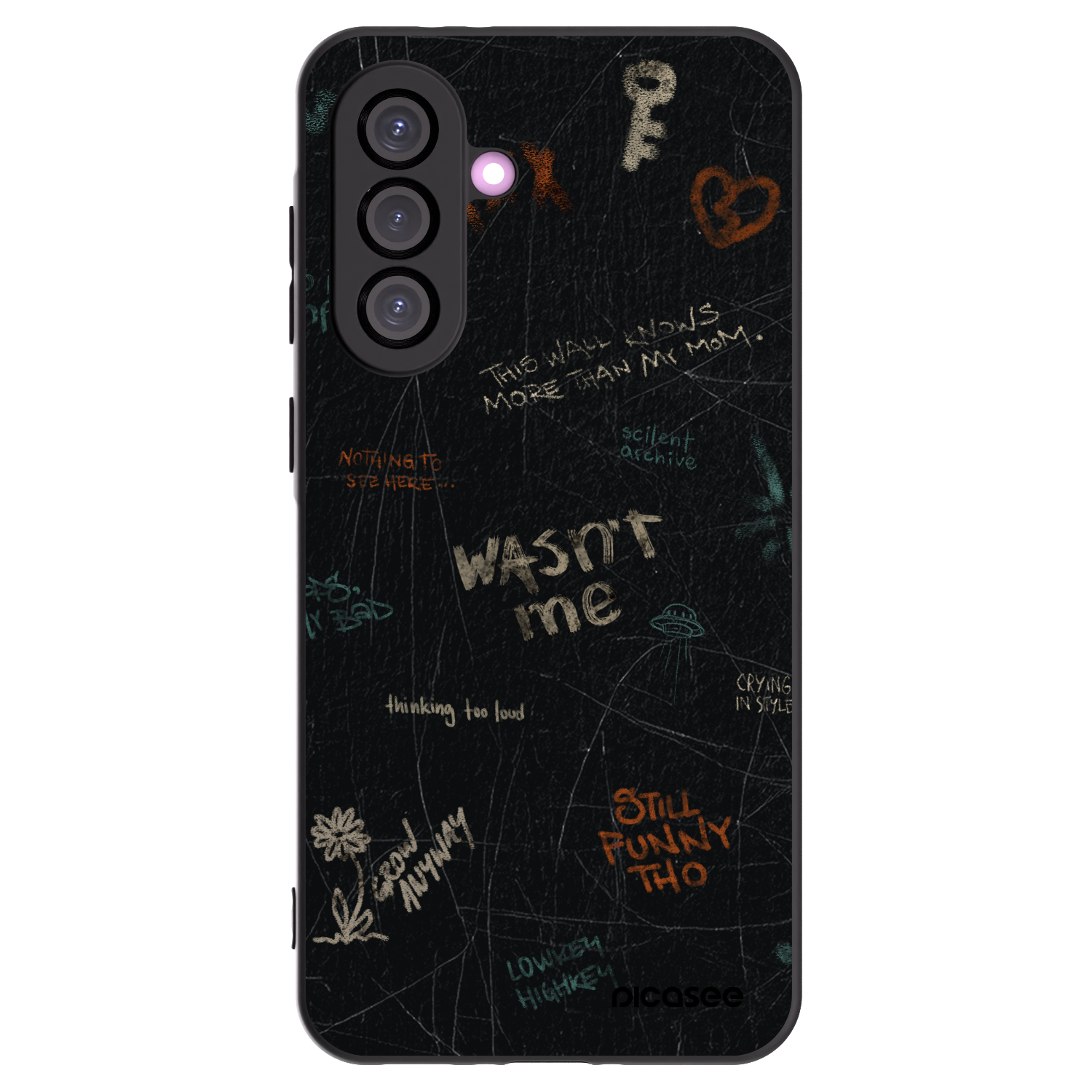 Picasee crna silikonska maskica za Samsung Galaxy A36 5G - CONFESSION