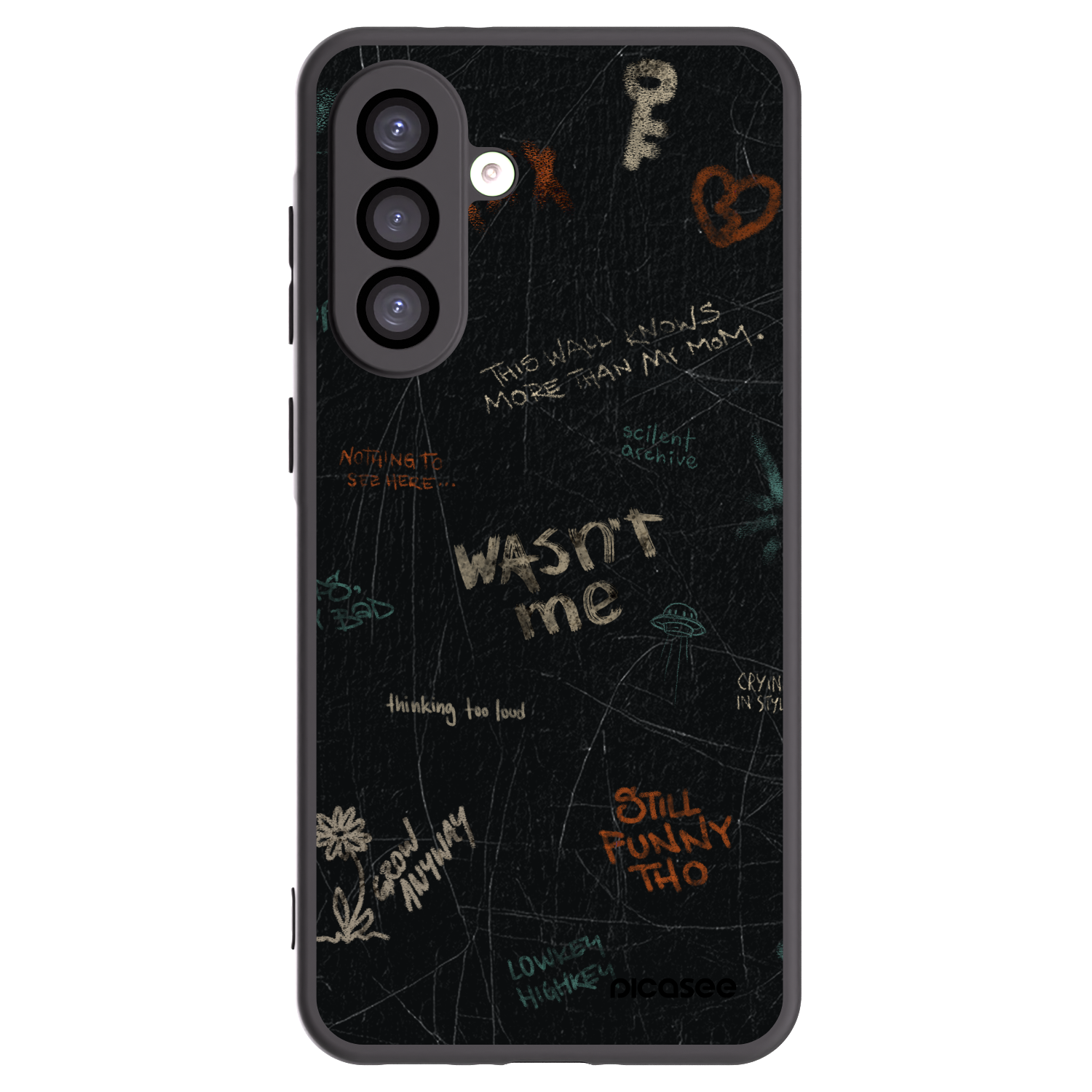 Picasee crna silikonska maskica za Samsung Galaxy A26 5G A266B - CONFESSION