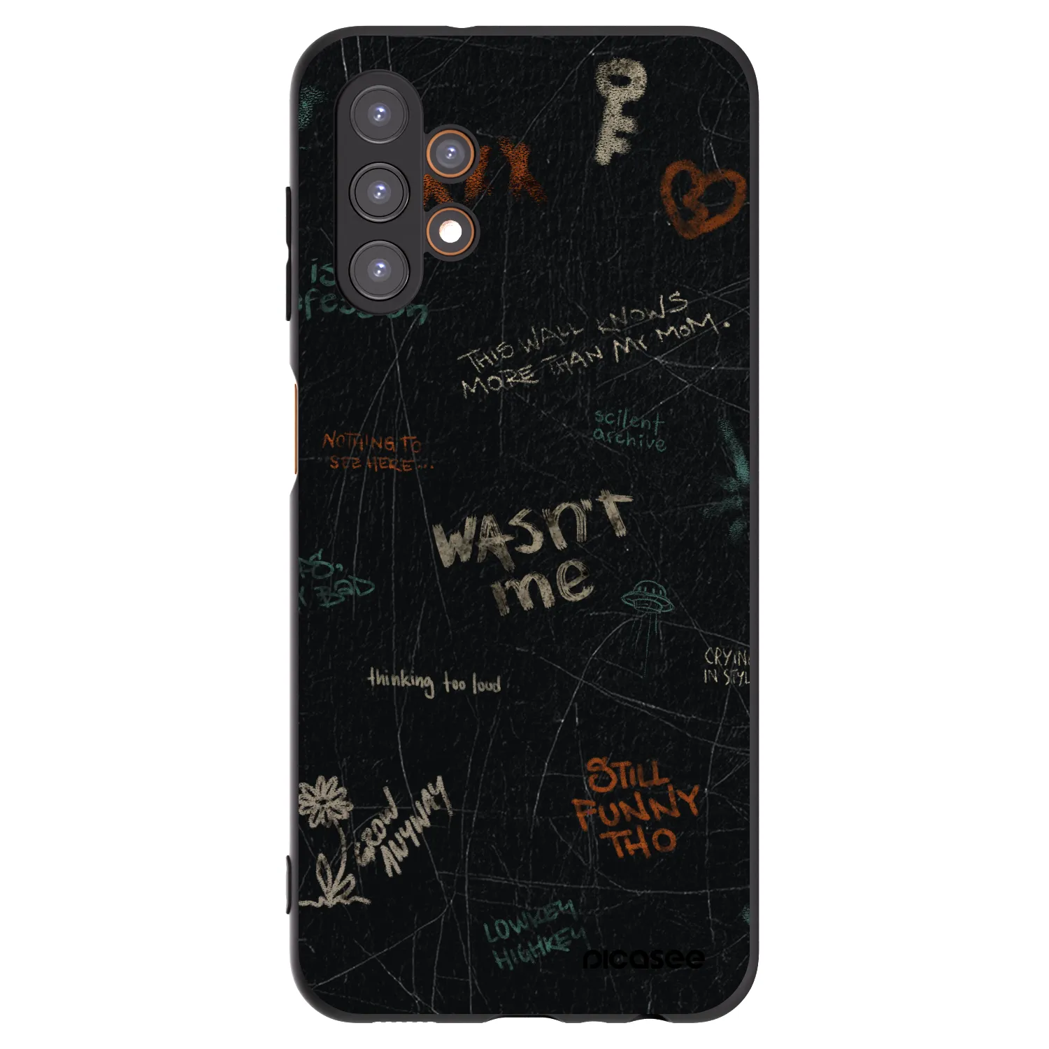 Picasee crna silikonska maskica za Samsung Galaxy A13 5G - CONFESSION