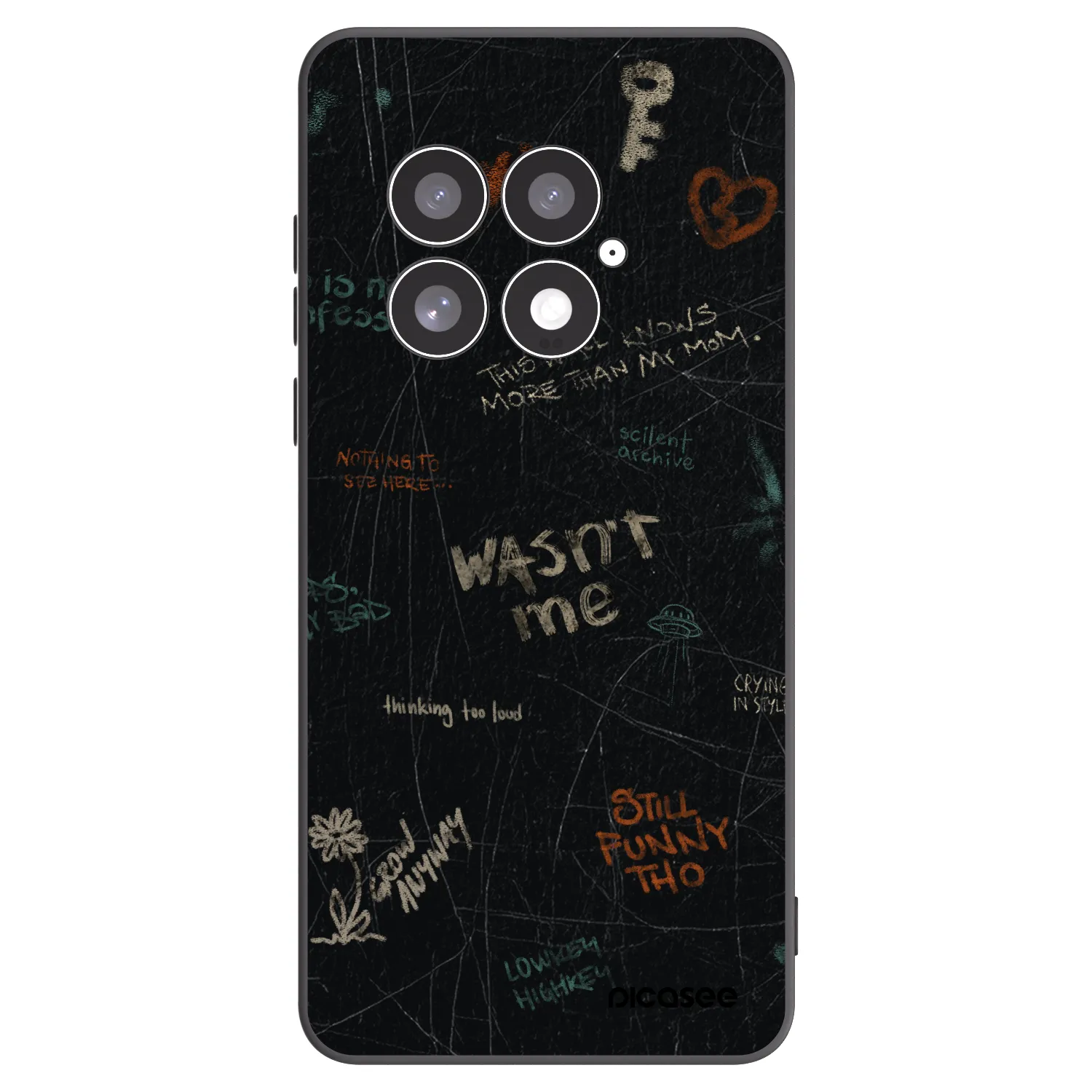 Picasee crna silikonska maskica za OnePlus 13 5G - CONFESSION
