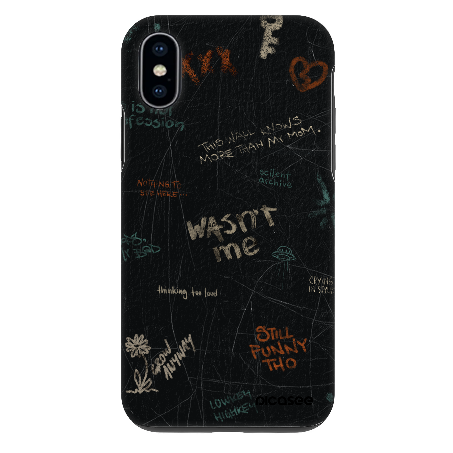Picasee Fashion Case za Apple iPhone X/XS - CONFESSION