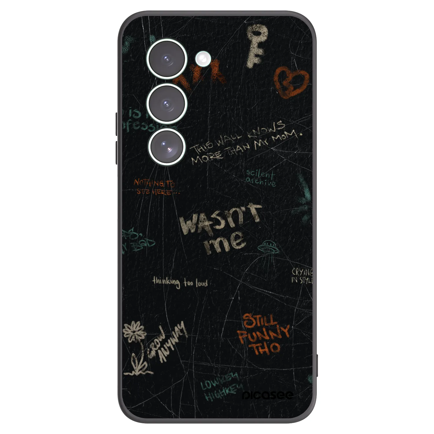 Picasee crna silikonska maskica za Xiaomi Redmi 15 5G - CONFESSION