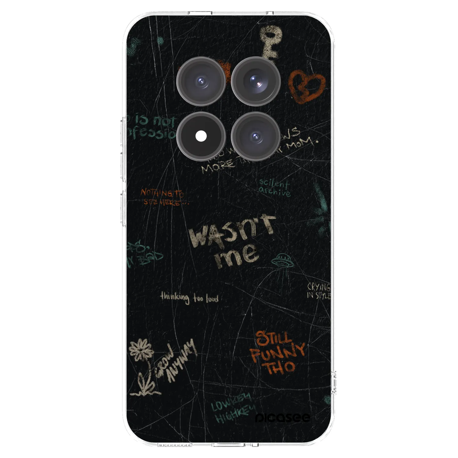 Picasee silikonska prozirna maskica za Xiaomi Redmi Note 15 Pro+ - CONFESSION