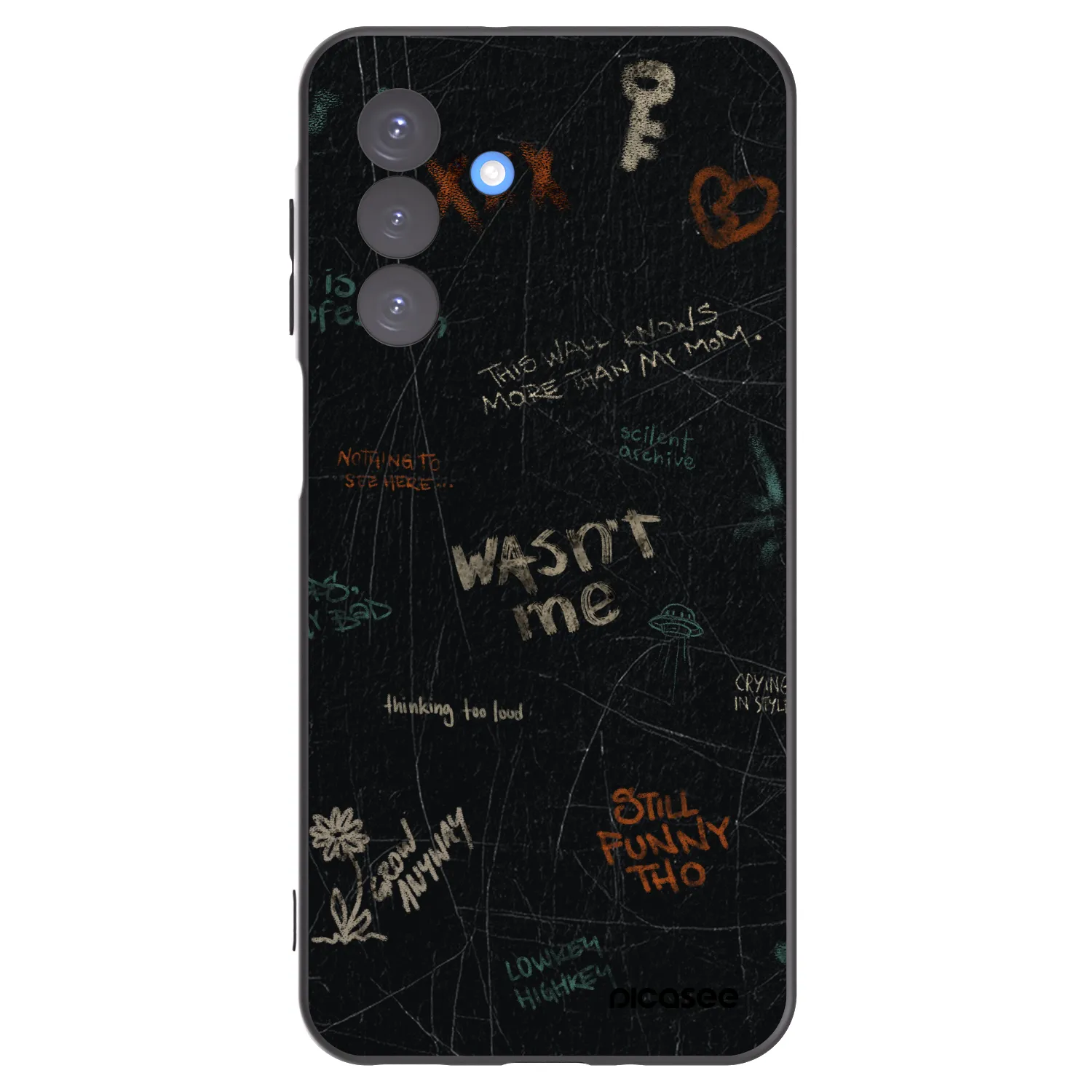 Picasee crna silikonska maskica za Samsung Galaxy A17 5G - CONFESSION